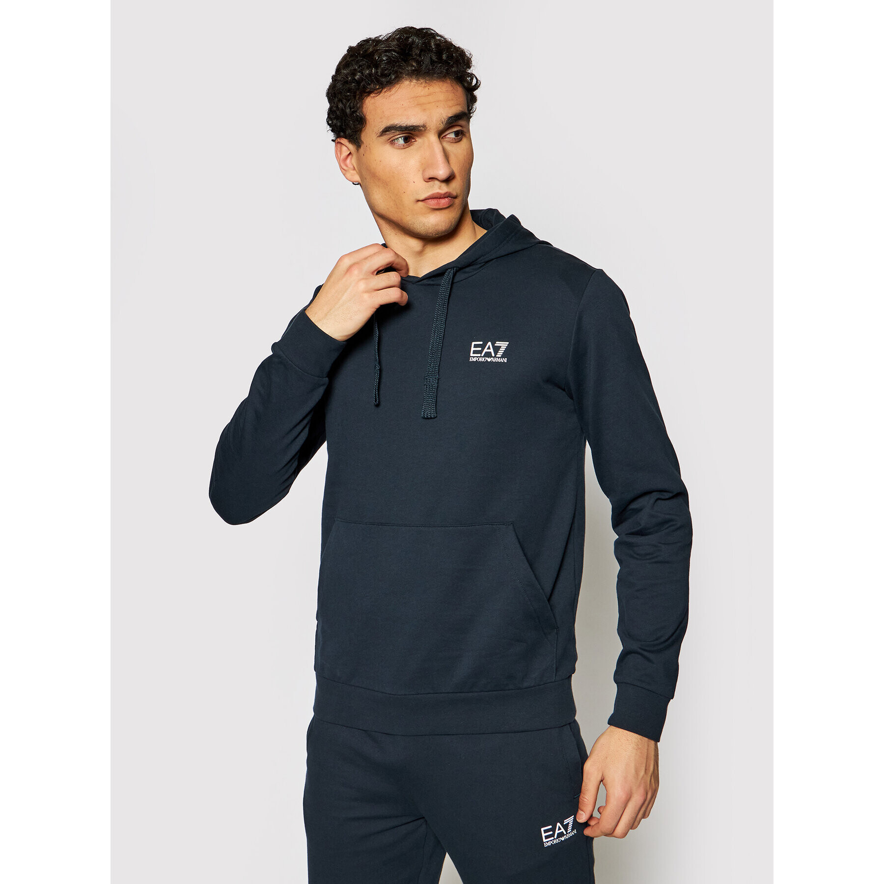 EA7 Emporio Armani Суитшърт 8NPM04 PJ05Z 1578 Тъмносин Regular Fit - Pepit.bg