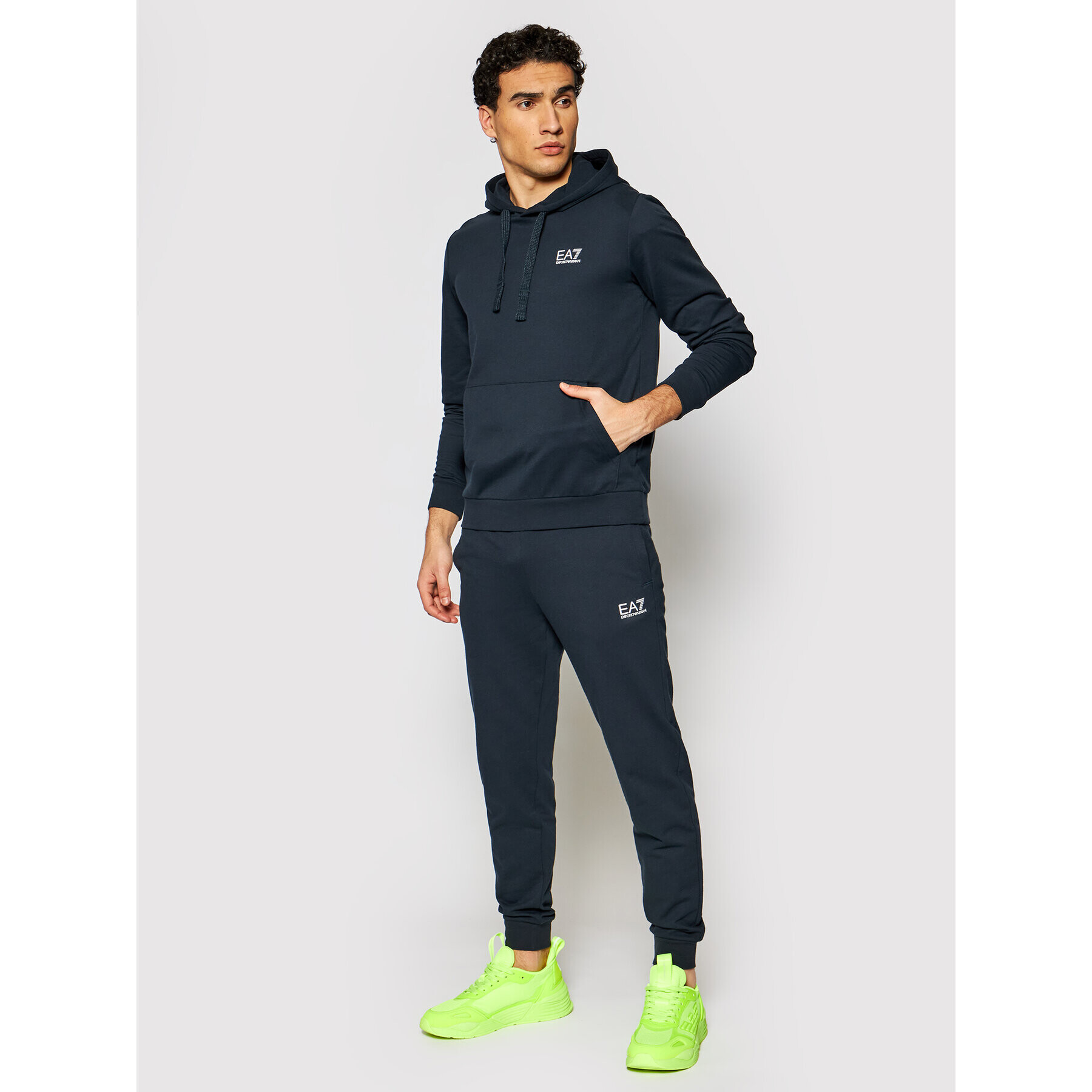 EA7 Emporio Armani Суитшърт 8NPM04 PJ05Z 1578 Тъмносин Regular Fit - Pepit.bg