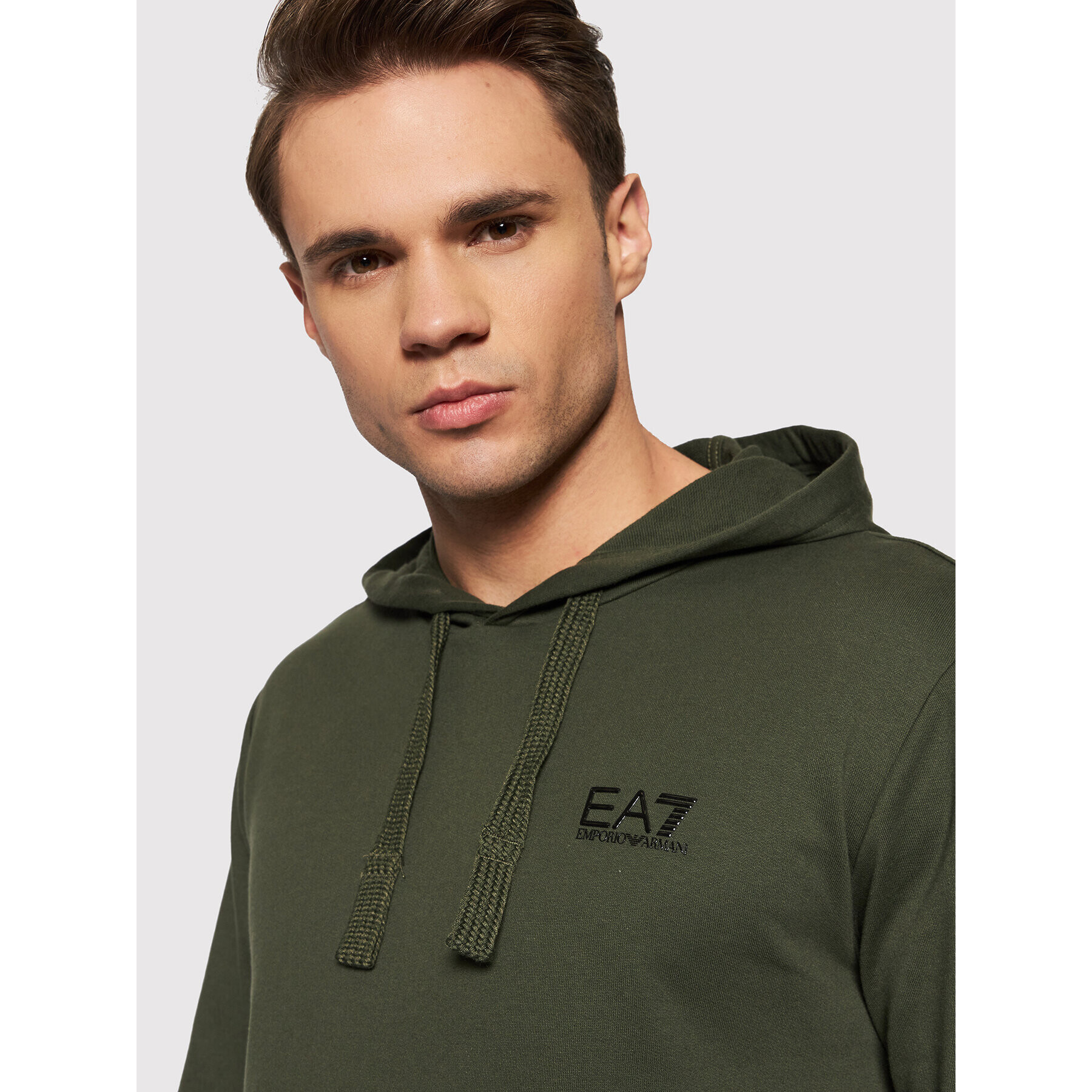 EA7 Emporio Armani Суитшърт 8NPM04 PJ05Z 1852 Зелен Regular Fit - Pepit.bg