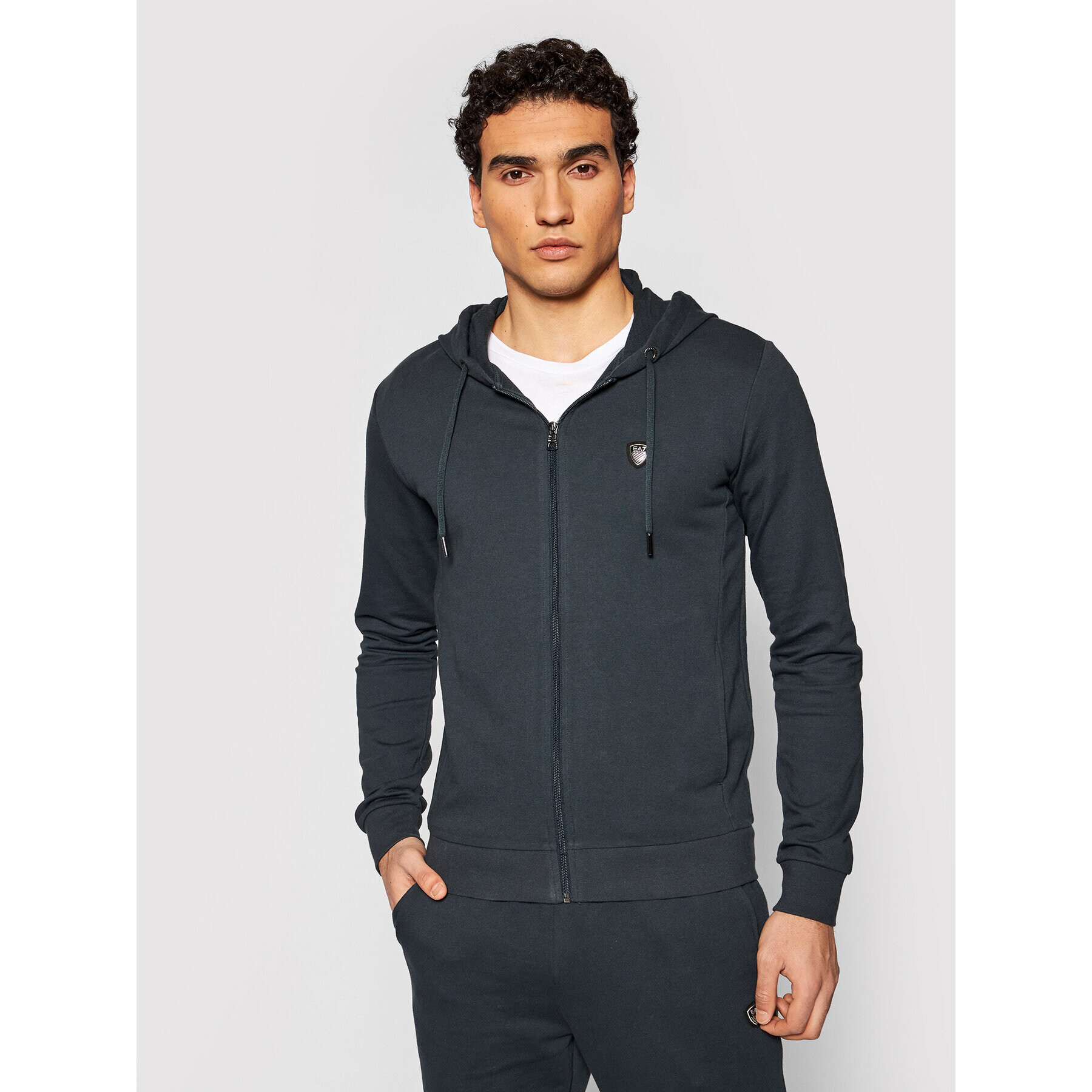 EA7 Emporio Armani Суитшърт 8NPM15 PJ05Z 1578 Тъмносин Regular Fit - Pepit.bg