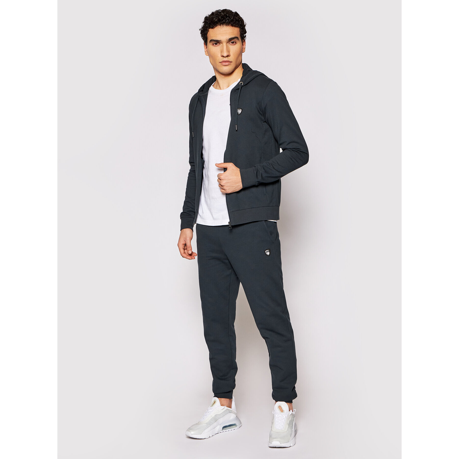 EA7 Emporio Armani Суитшърт 8NPM15 PJ05Z 1578 Тъмносин Regular Fit - Pepit.bg