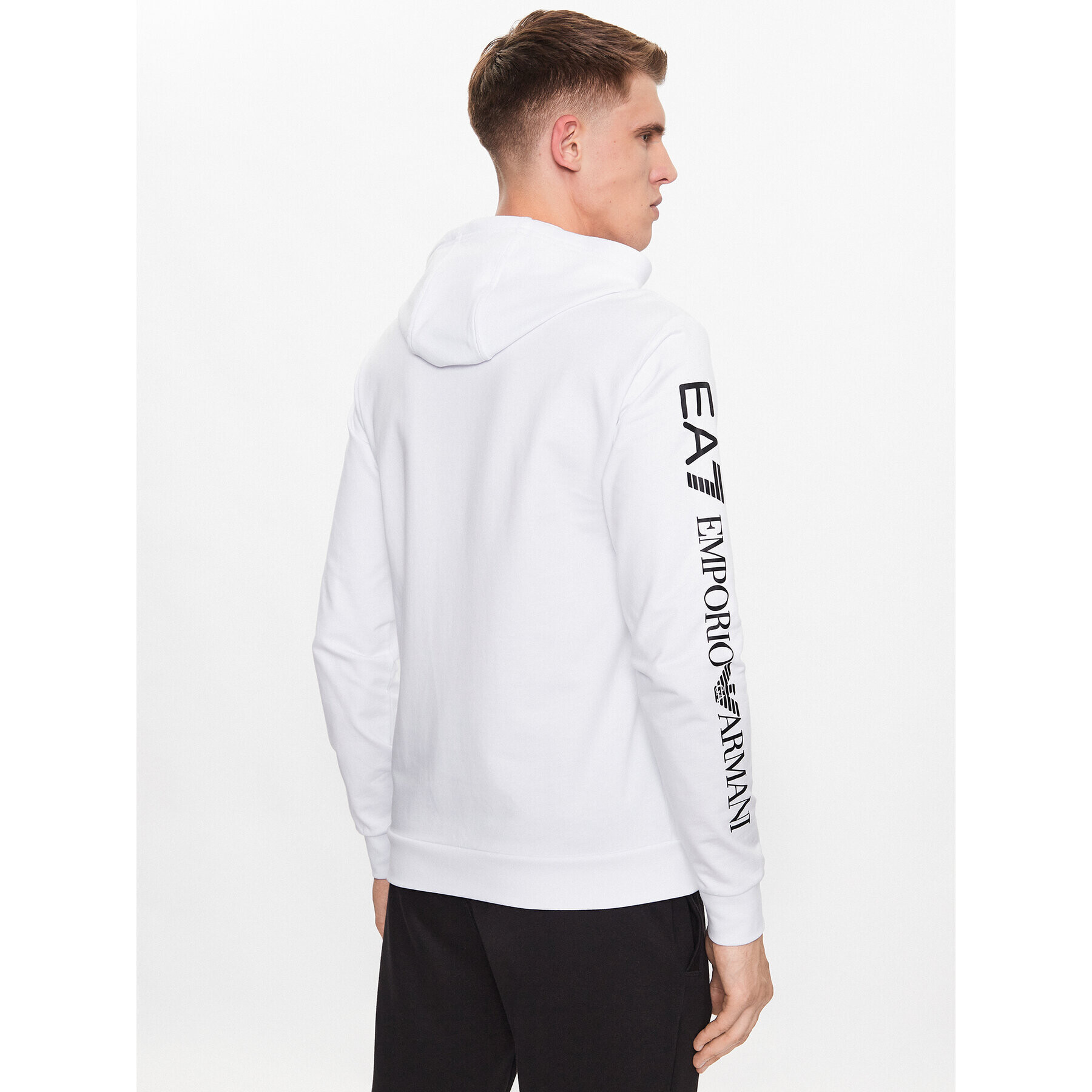 EA7 Emporio Armani Суитшърт 8NPM18 PJ05Z 1101 Бял Regular Fit - Pepit.bg