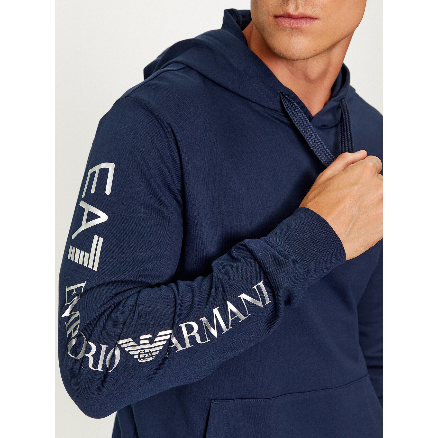 EA7 Emporio Armani Суитшърт 8NPM18 PJ05Z 1554 Тъмносин Regular Fit - Pepit.bg