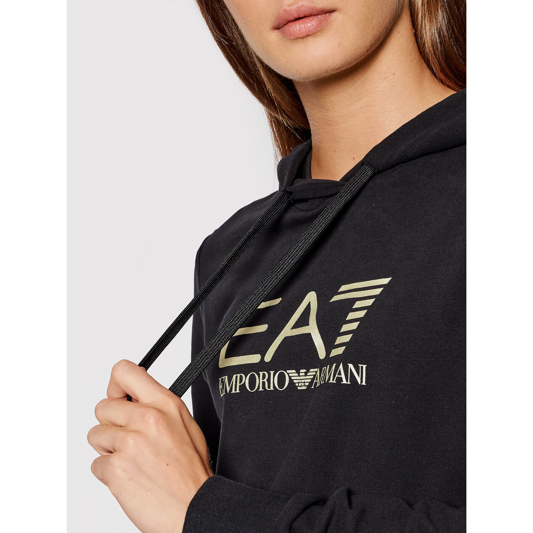 EA7 Emporio Armani Суитшърт 8NTM36 TJCQZ 0200 Черен Regular Fit - Pepit.bg