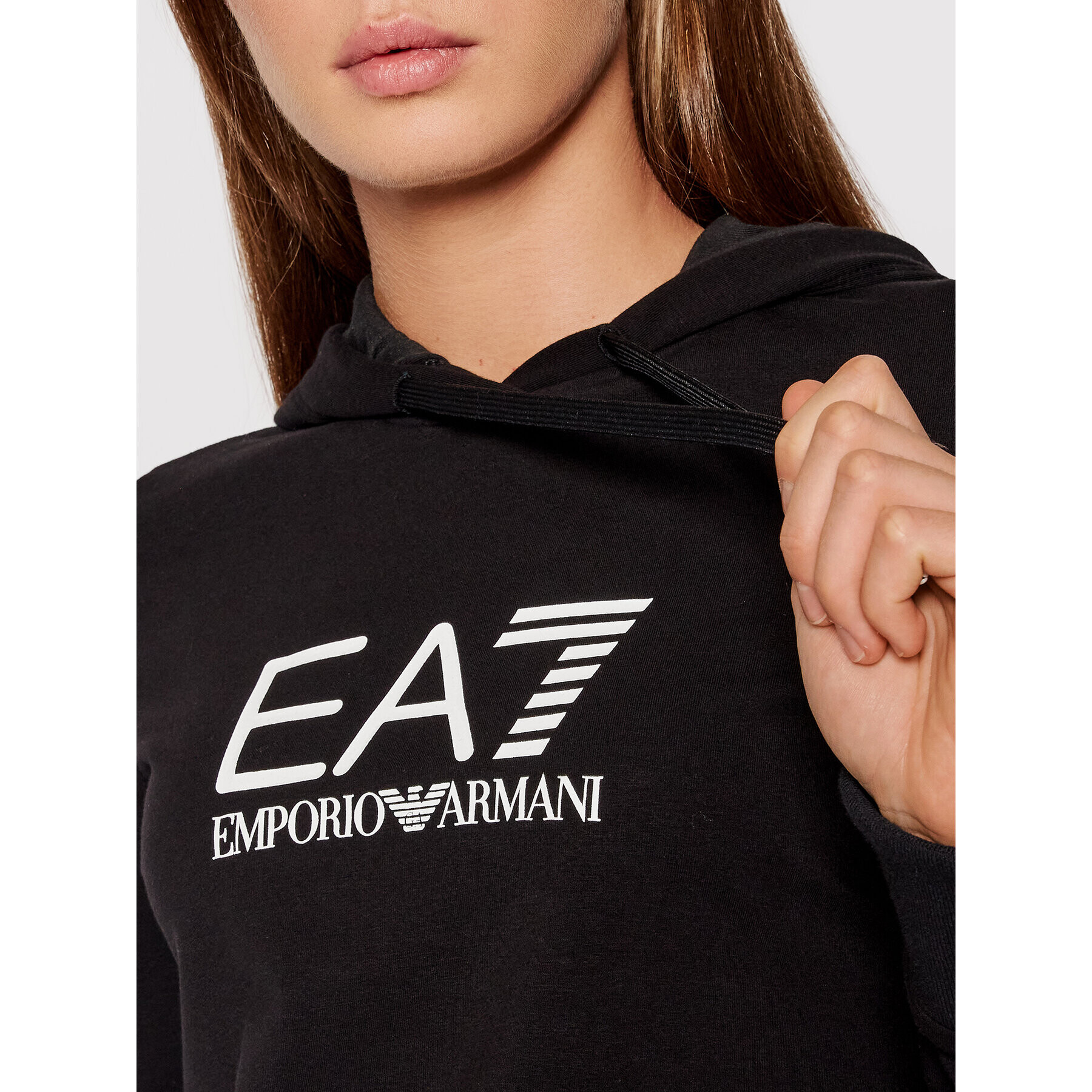 EA7 Emporio Armani Суитшърт 8NTM36 TJCQZ 1200 Черен Regular Fit - Pepit.bg