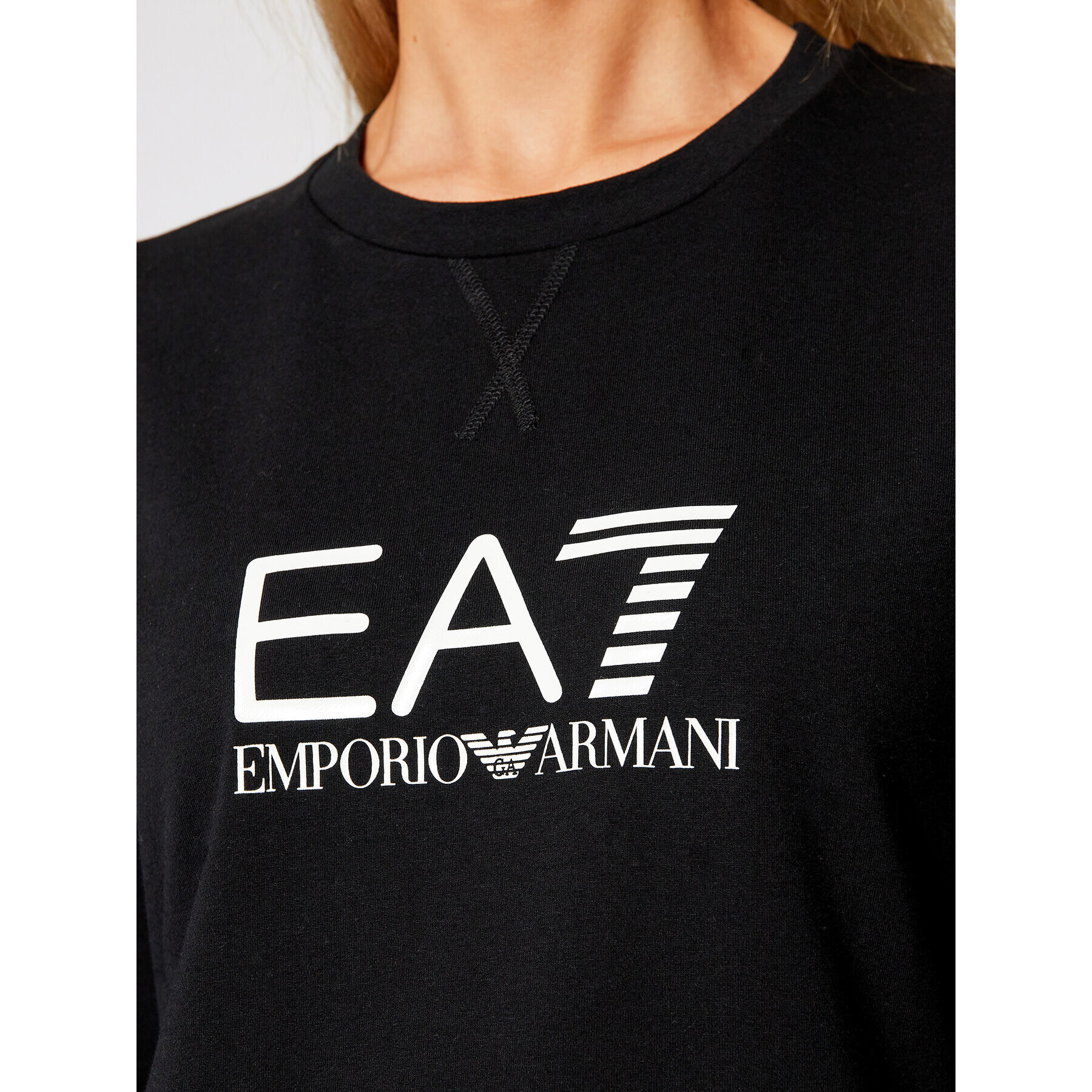 EA7 Emporio Armani Суитшърт 8NTM39 TJ31Z 1200 Черен Regular Fit - Pepit.bg