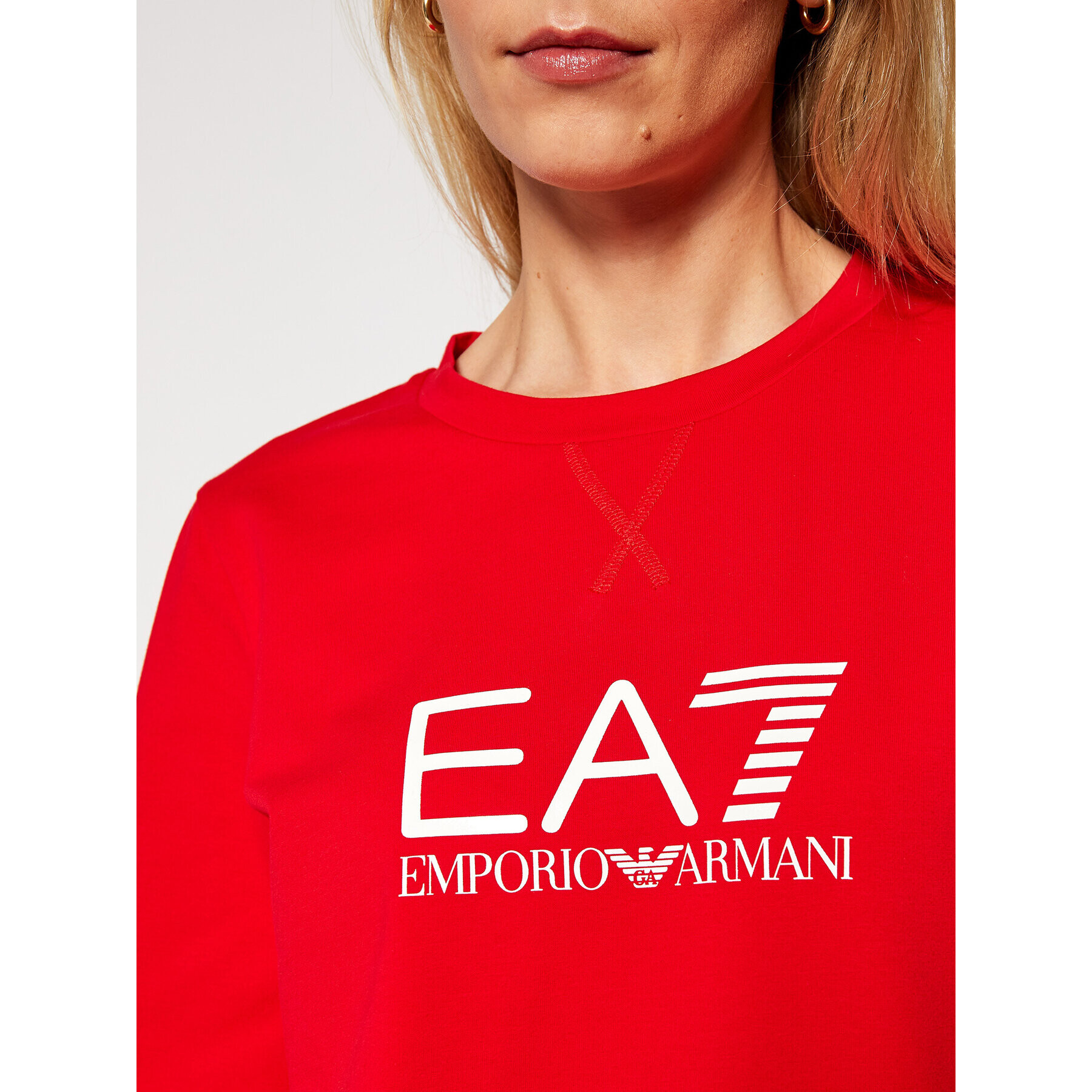 EA7 Emporio Armani Суитшърт 8NTM39 TJ31Z 1451 Червен Regular Fit - Pepit.bg