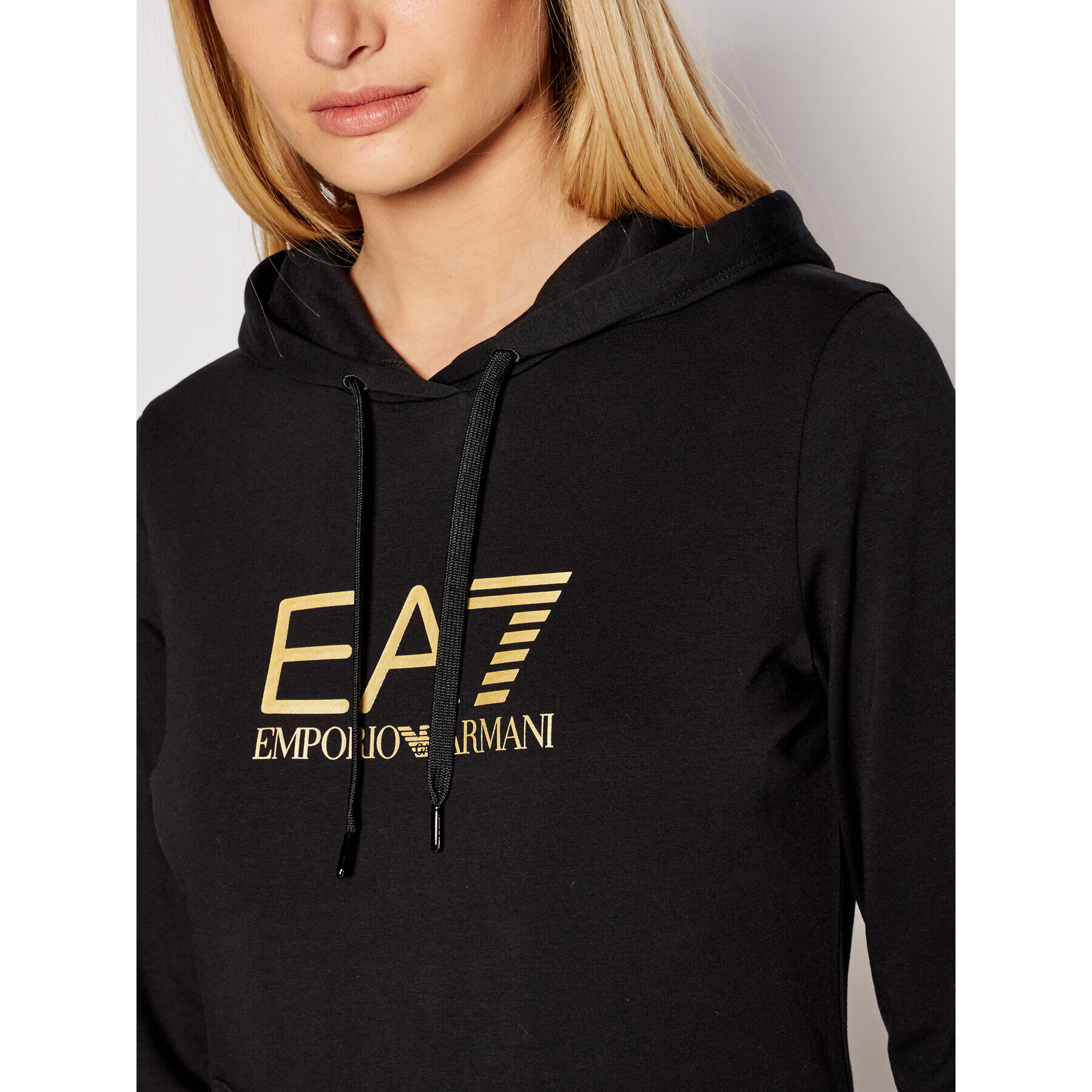 EA7 Emporio Armani Суитшърт 8NTM40 TJ31Z 0200 Черен Regular Fit - Pepit.bg