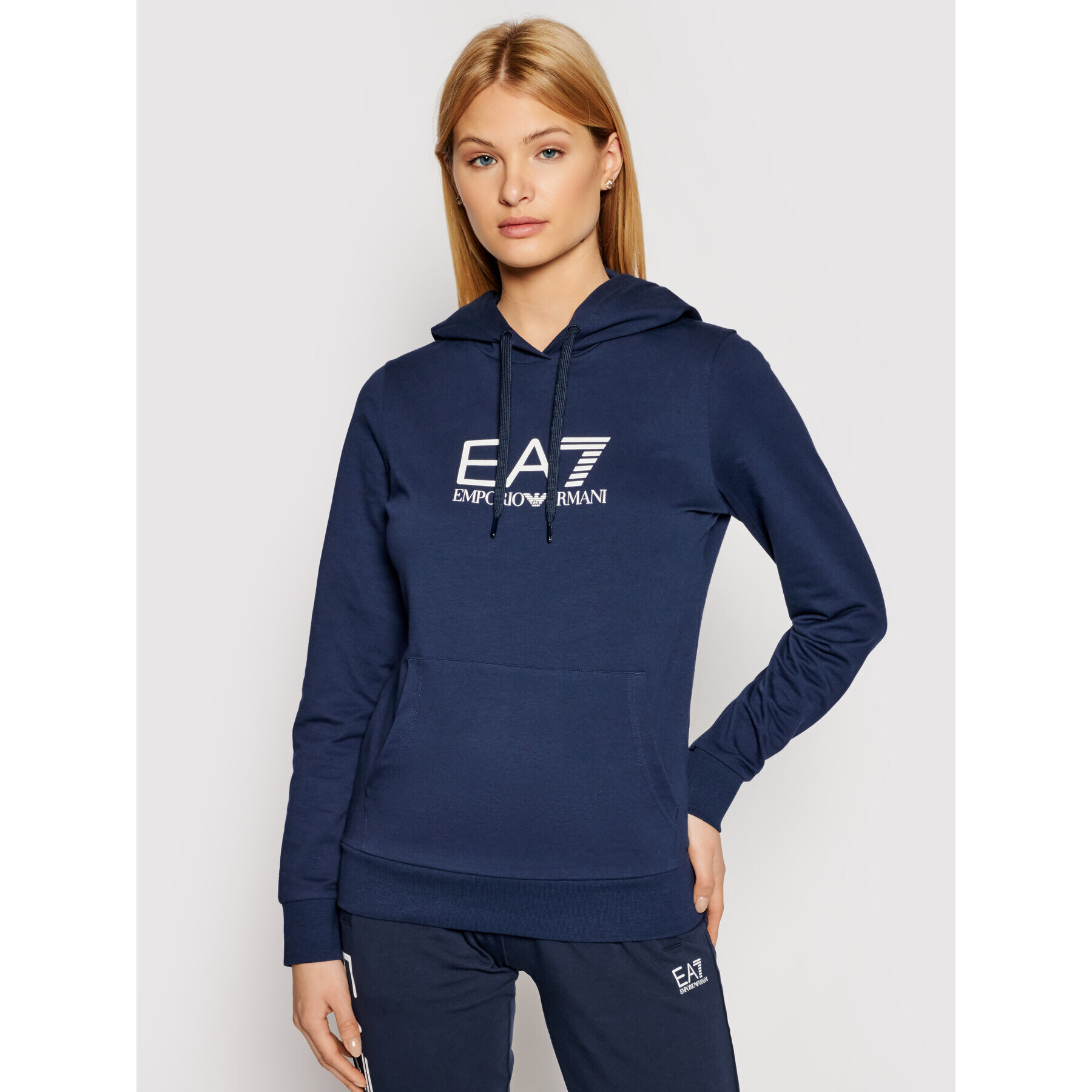 EA7 Emporio Armani Суитшърт 8NTM40 TJ31Z 1554 Тъмносин Regular Fit - Pepit.bg