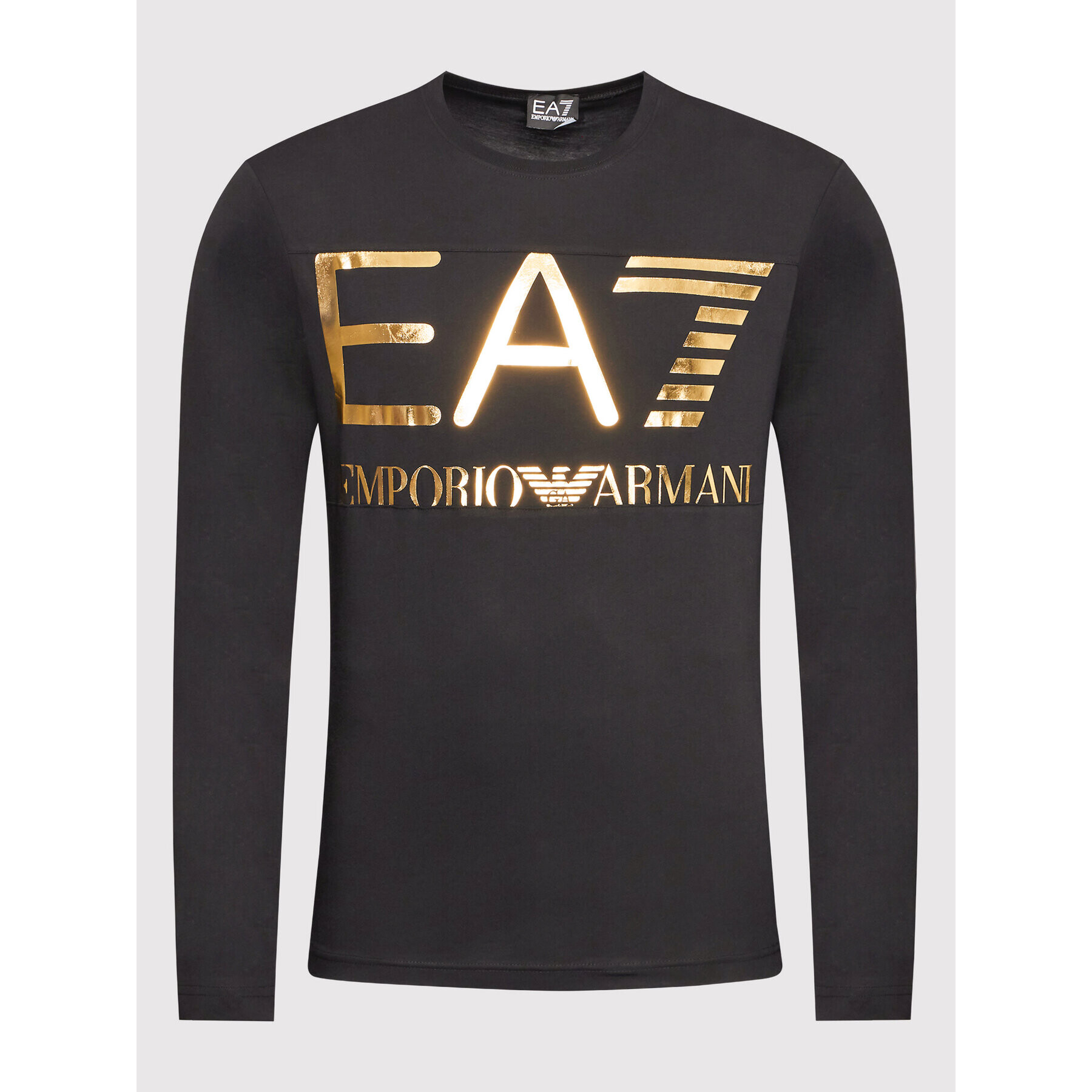 EA7 Emporio Armani Тениска с дълъг ръкав 6LPT25 PJ7CZ 0208 Черен Regular Fit - Pepit.bg