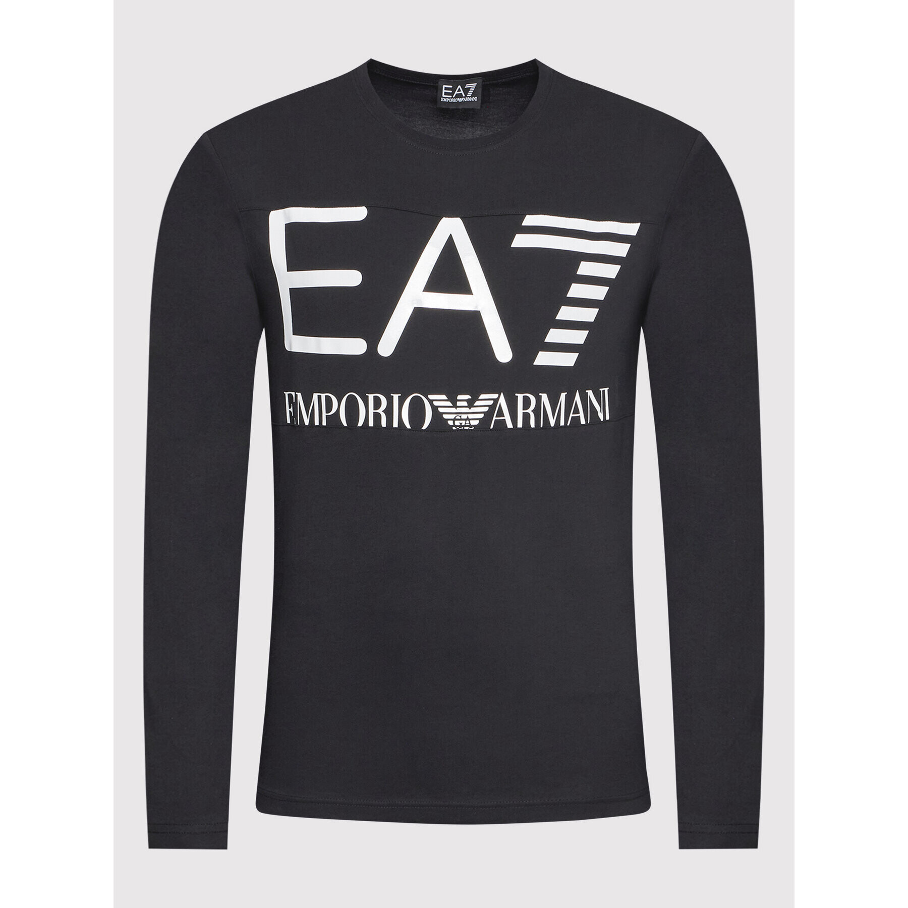 EA7 Emporio Armani Тениска с дълъг ръкав 6LPT25 PJ7CZ 1200 Черен Regular Fit - Pepit.bg