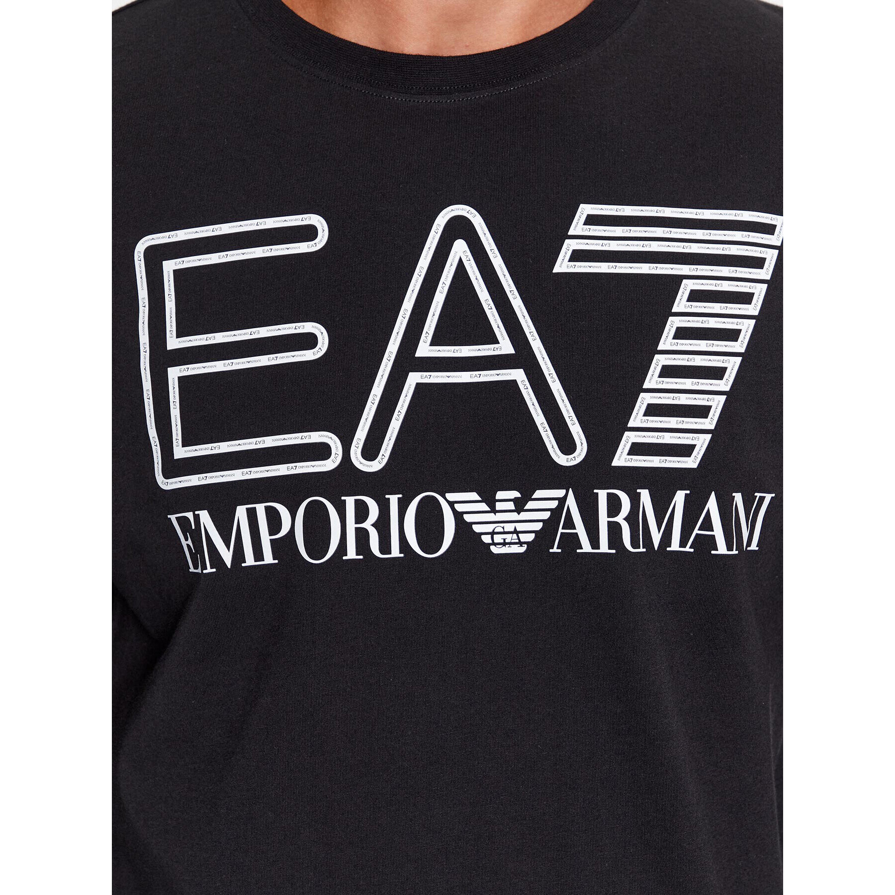 EA7 Emporio Armani Тениска с дълъг ръкав 6RPT04 PJFFZ 1200 Черен Regular Fit - Pepit.bg