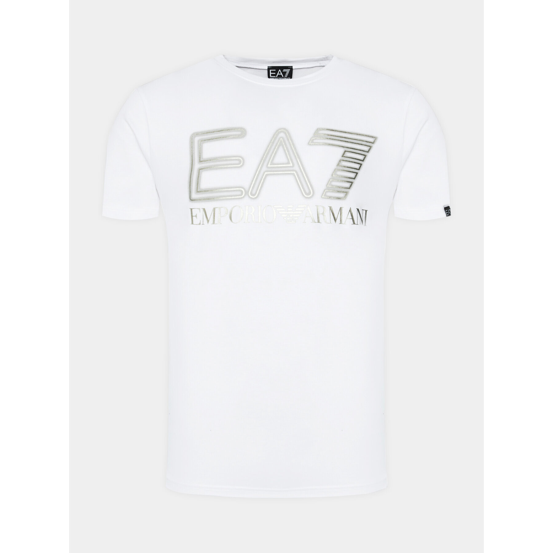 EA7 Emporio Armani Тишърт 3DPT37 PJMUZ 1100 Бял Regular Fit - Pepit.bg