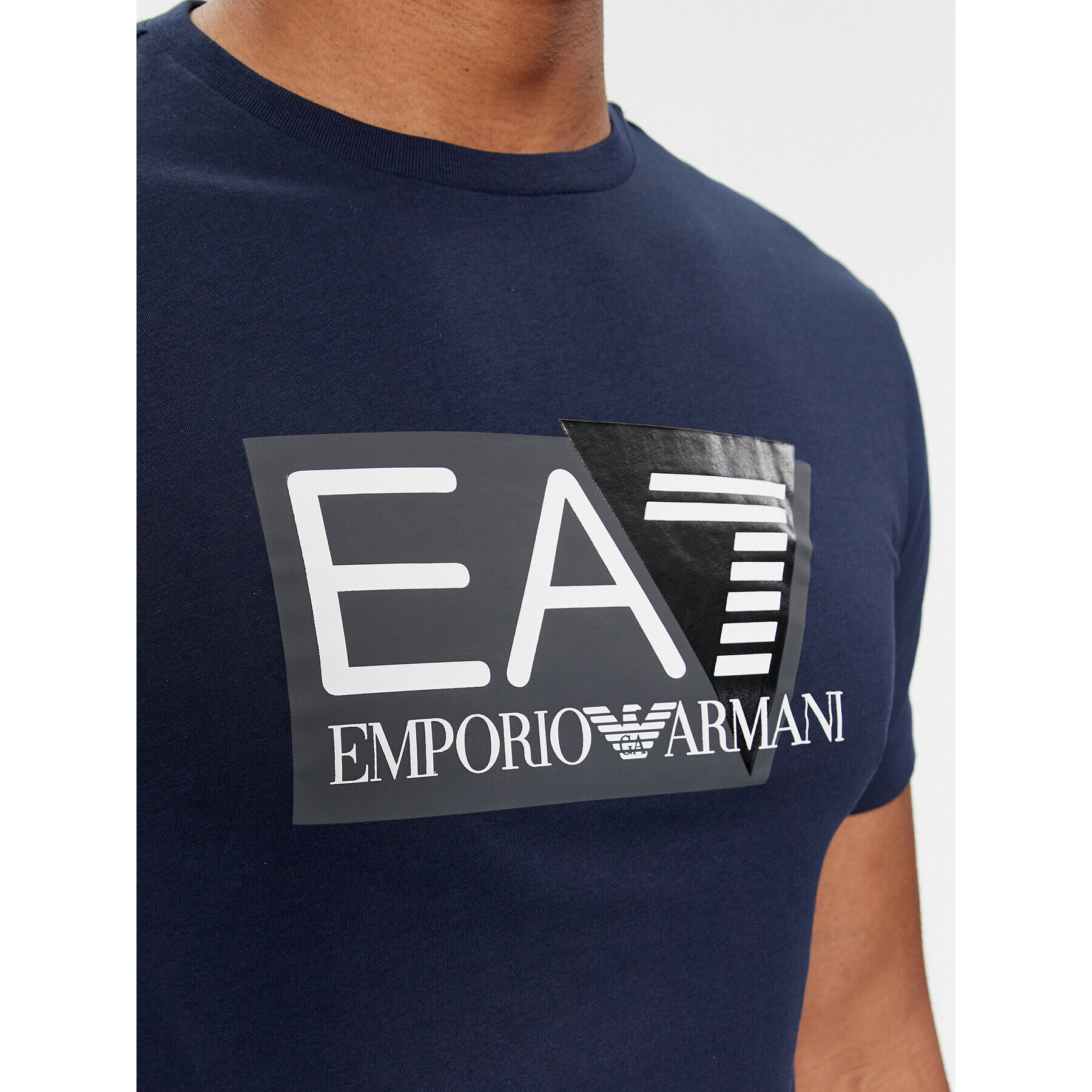 EA7 Emporio Armani Тишърт 3DPT81 PJM9Z 1554 Тъмносин Regular Fit - Pepit.bg