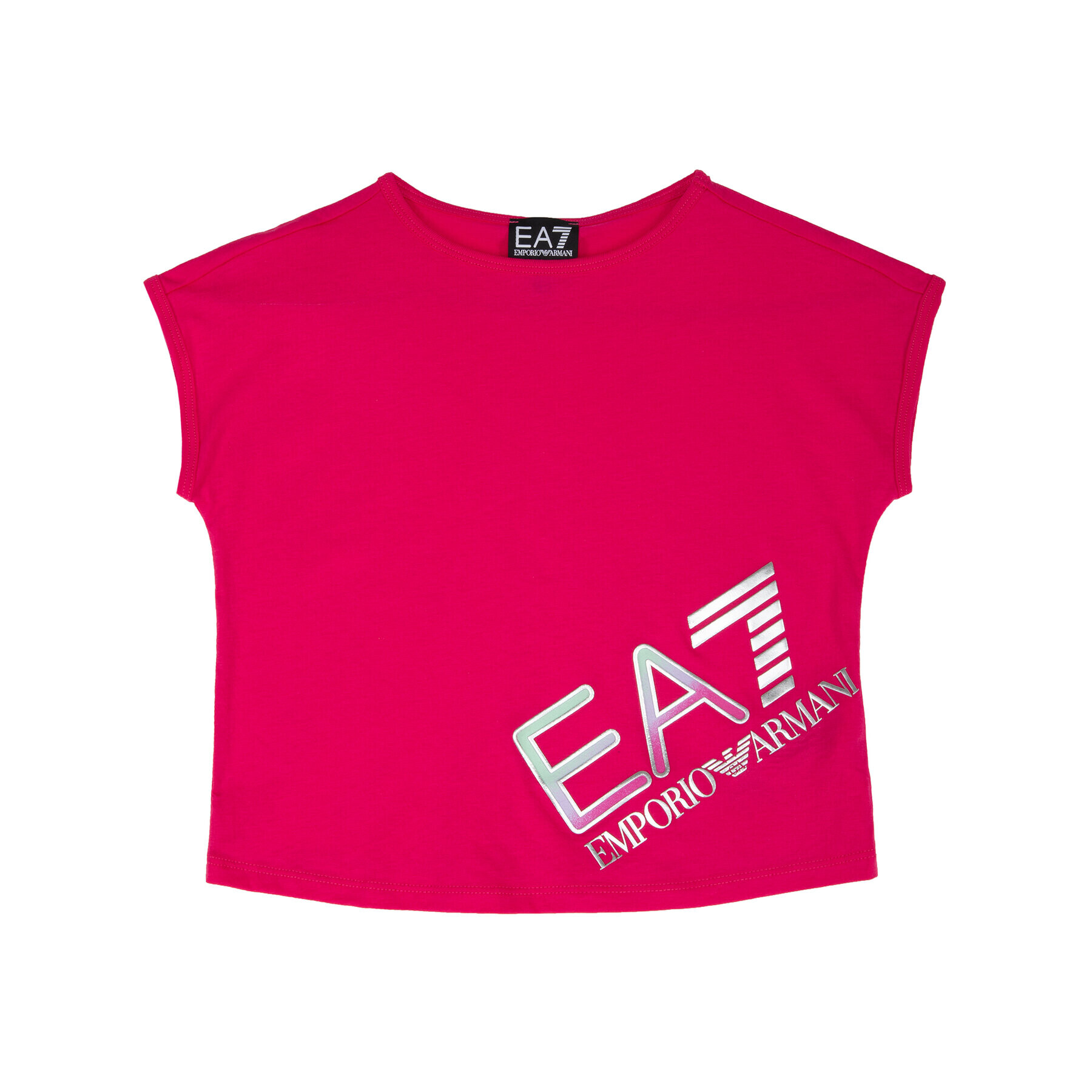 EA7 Emporio Armani Тишърт 3HFT54 FJ22Z 1401 Розов Regular Fit - Pepit.bg