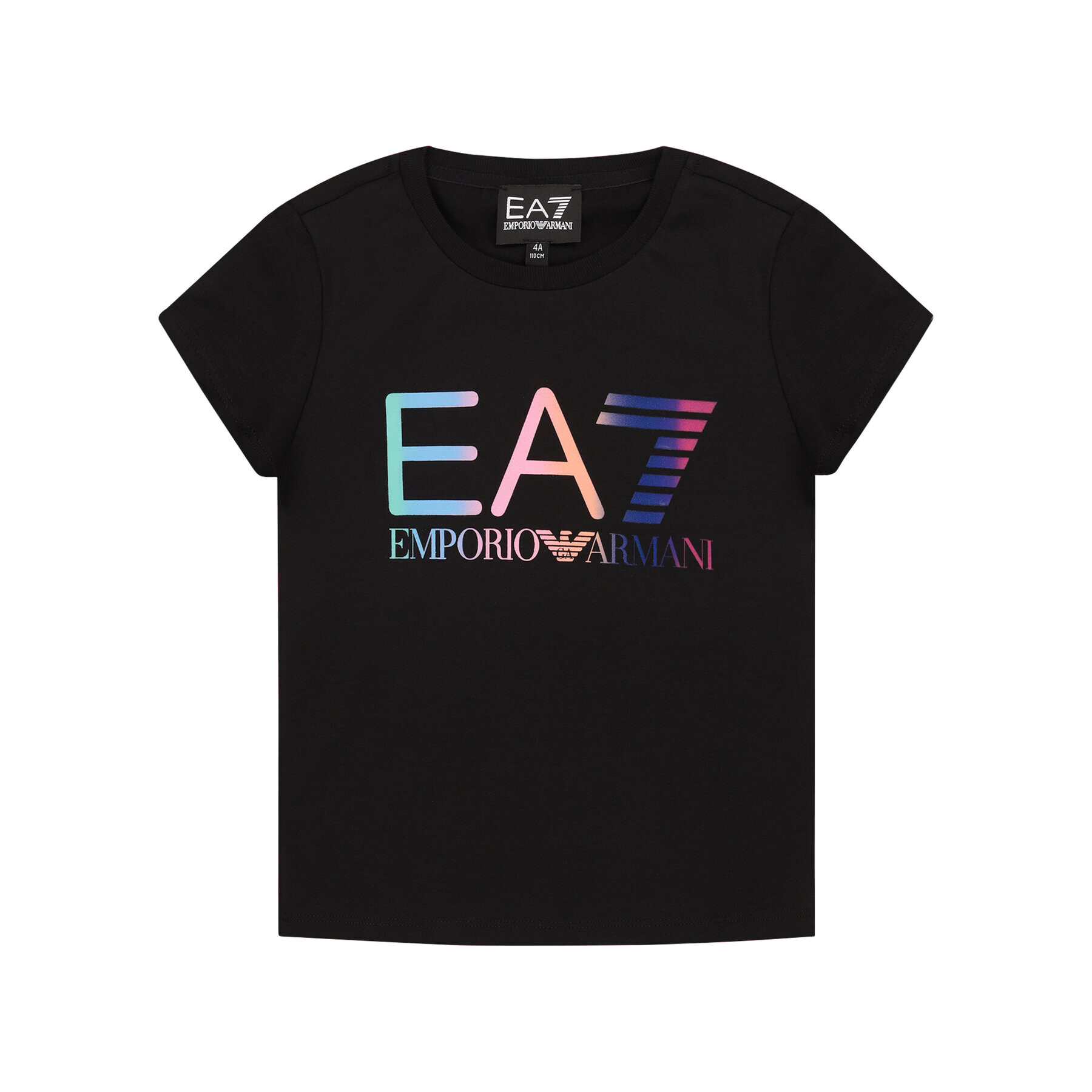 EA7 Emporio Armani Тишърт 3HFT57 FJT2Z 1200 Черен Regular Fit - Pepit.bg