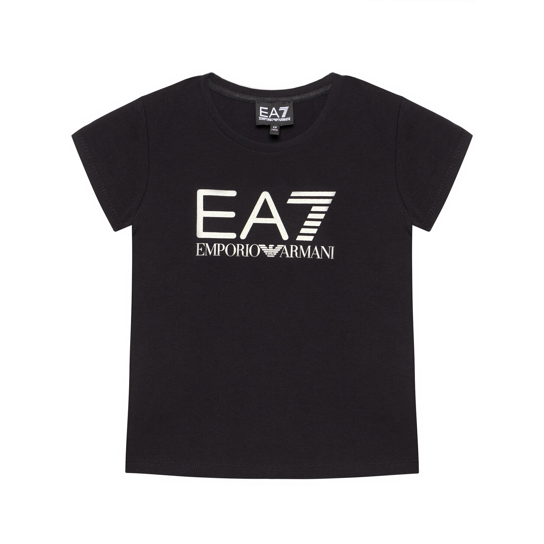 EA7 Emporio Armani Тишърт 3KFT51 FJ2HZ 1200 Черен Regular Fit - Pepit.bg