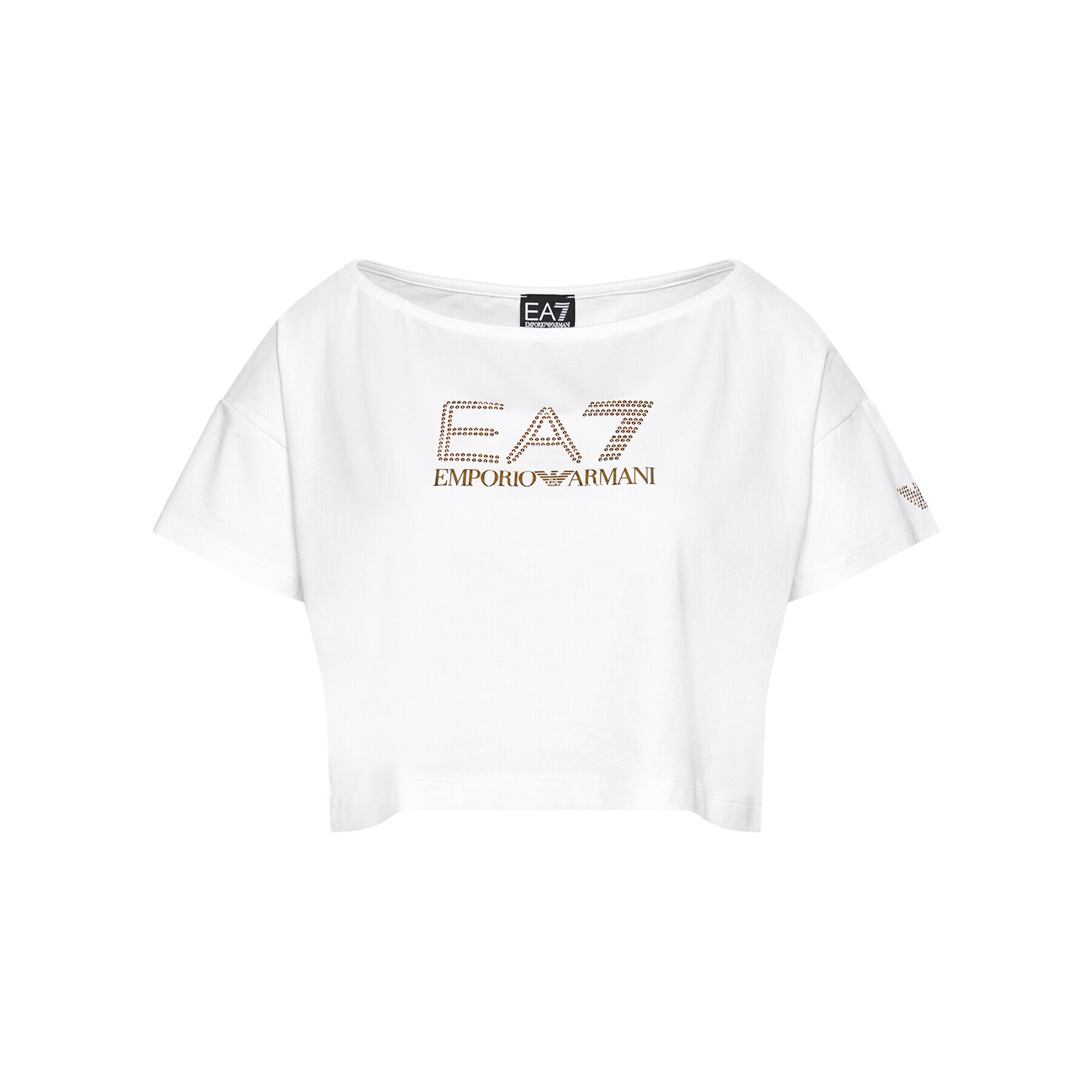 EA7 Emporio Armani Тишърт 3KTT03 TJ28Z 1100 Бял Relaxed Fit - Pepit.bg