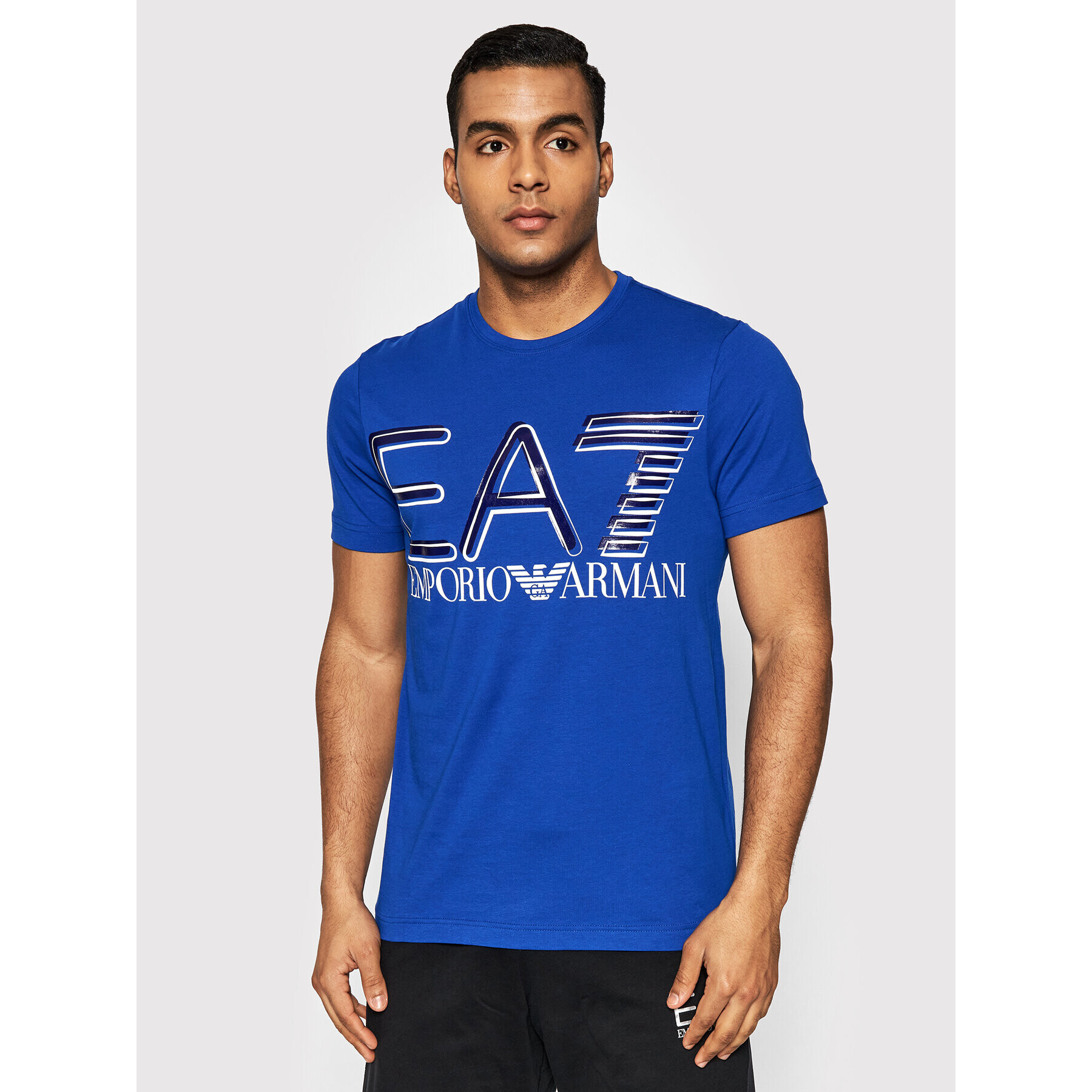 EA7 Emporio Armani Тишърт 3LPT20 PJFFZ 1597 Син Regular Fit - Pepit.bg