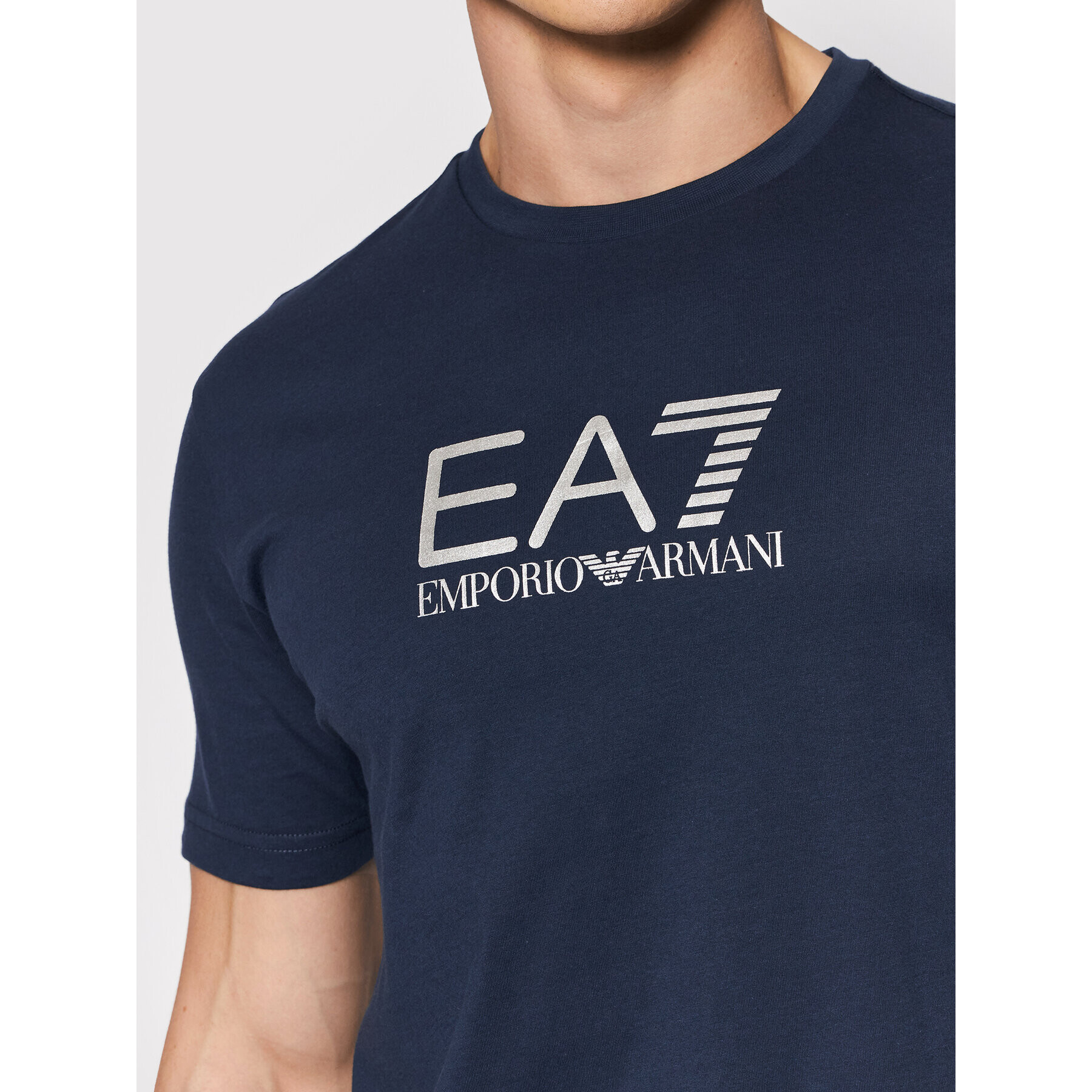 EA7 Emporio Armani Тишърт 3LPT39 PJ02Z 1554 Тъмносин Regular Fit - Pepit.bg