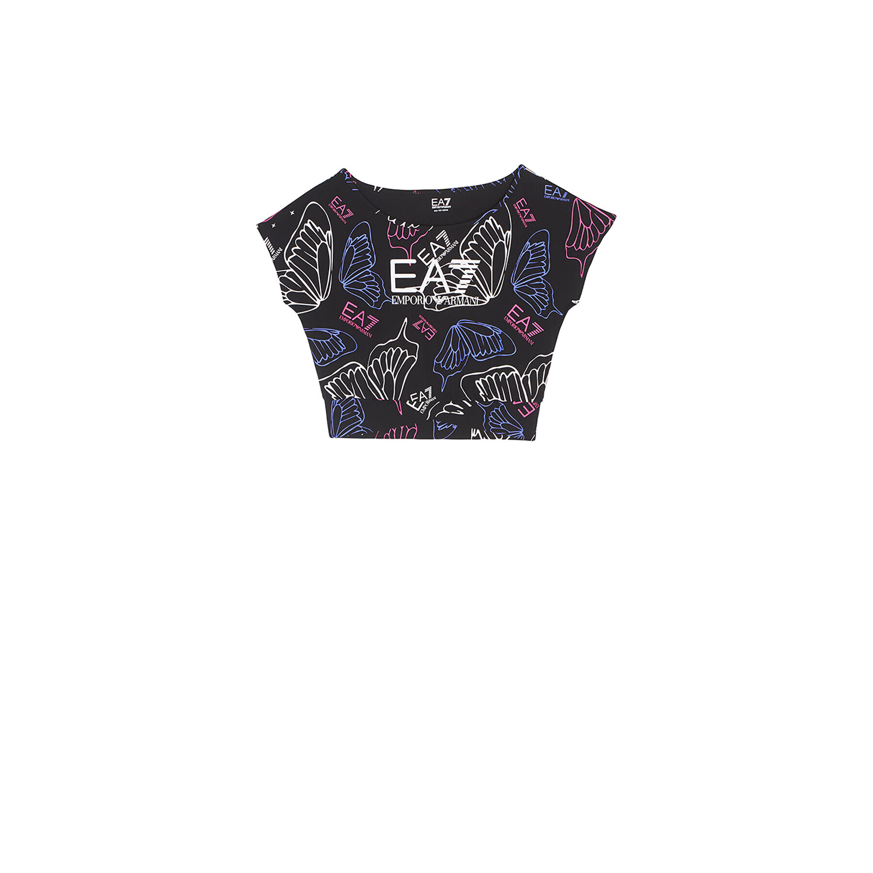 EA7 Emporio Armani Блуза 3RFT16 FJ2HZ 2225 Черен Regular Fit - Pepit.bg