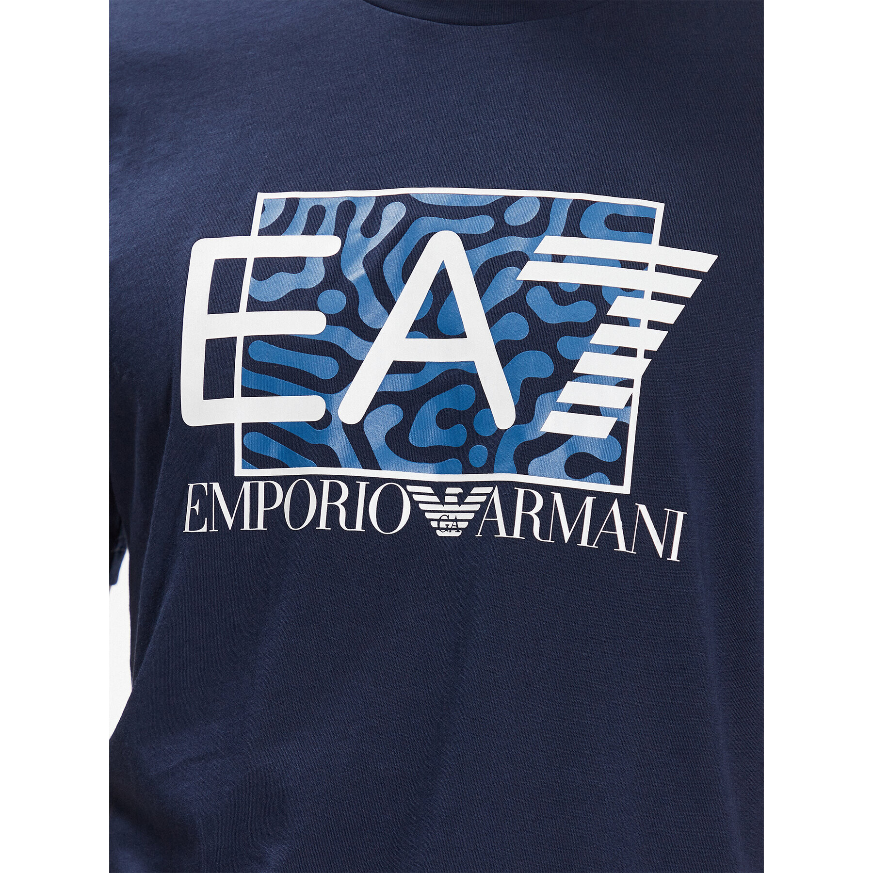 EA7 Emporio Armani Тишърт 3RPT01 PJ02Z 1554 Тъмносин Regular Fit - Pepit.bg