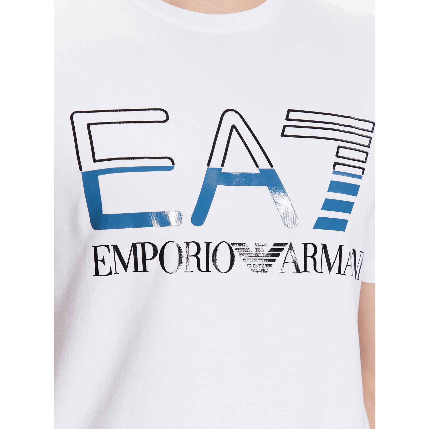 EA7 Emporio Armani Тишърт 3RPT07 PJLBZ 1100 Бял Regular Fit - Pepit.bg