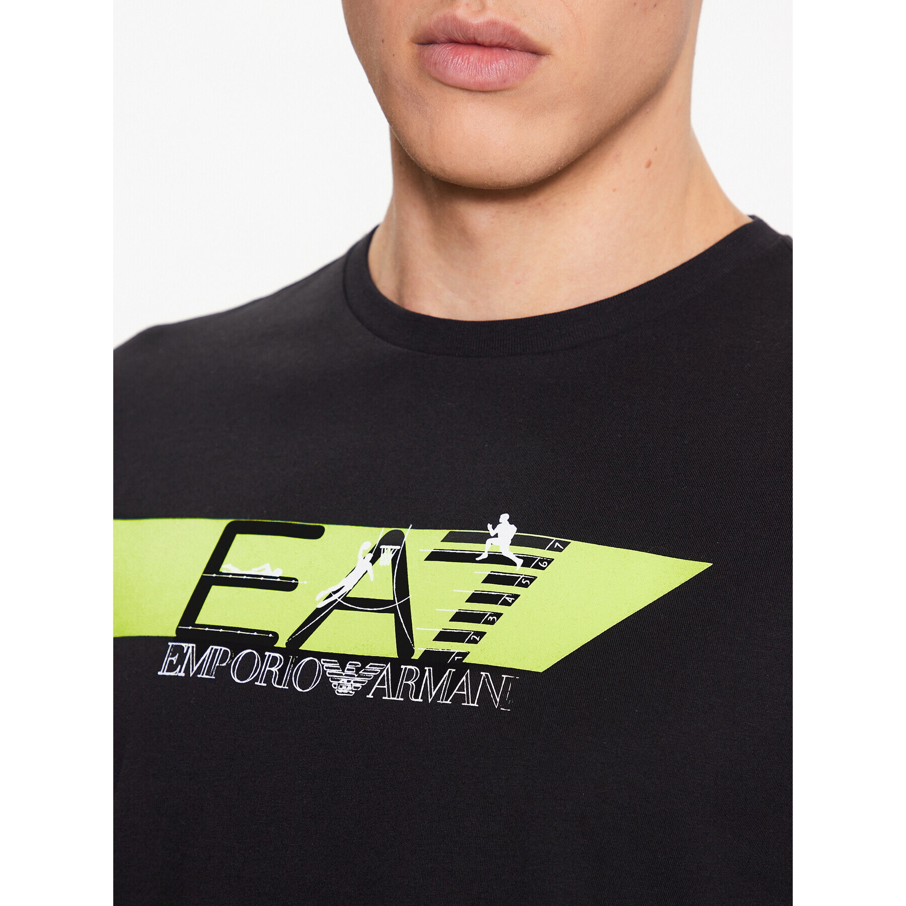 EA7 Emporio Armani Тишърт 3RPT39 PJ7CZ 1200 Черен Regular Fit - Pepit.bg