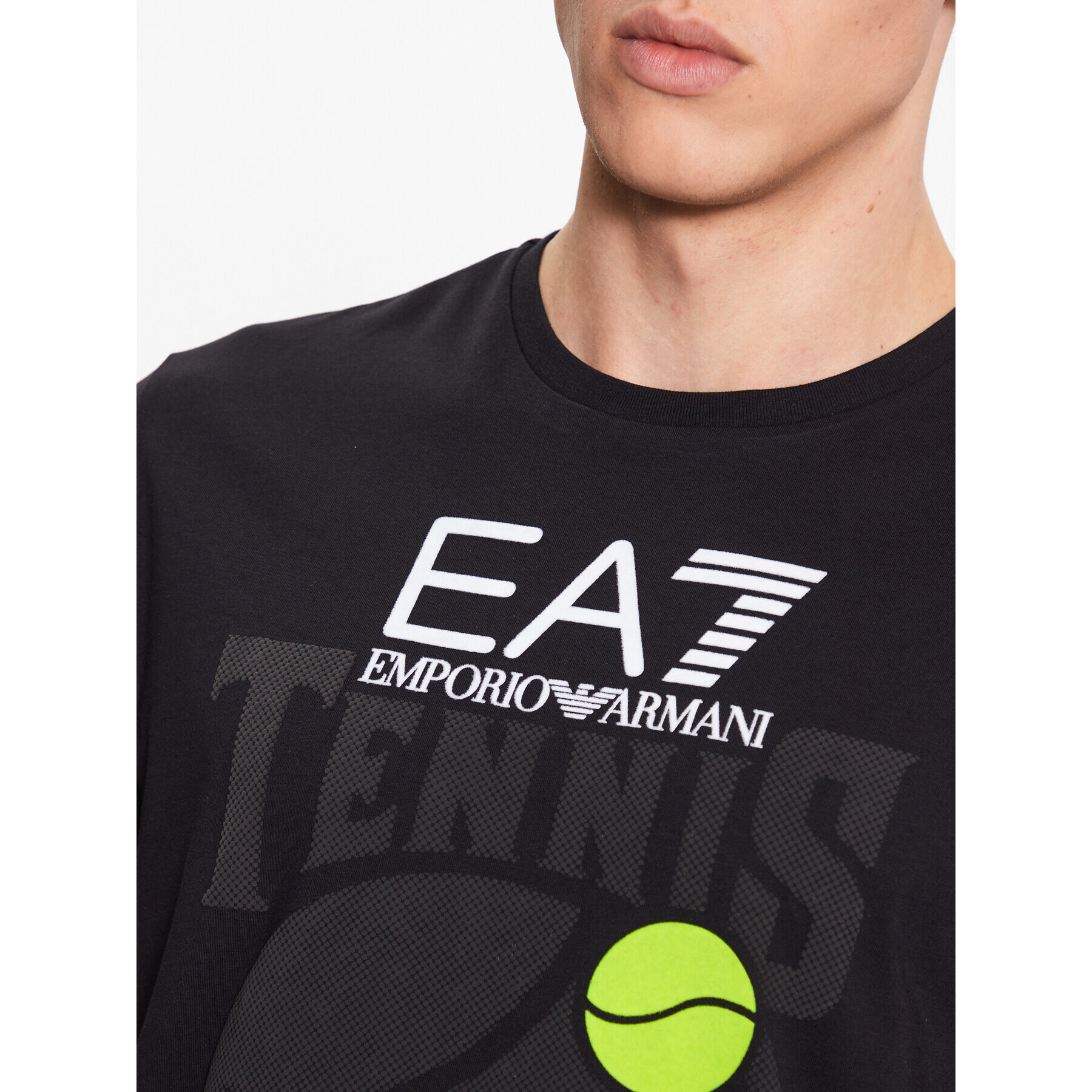 EA7 Emporio Armani Тишърт 3RPT45 PJ7CZ 1200 Черен Regular Fit - Pepit.bg