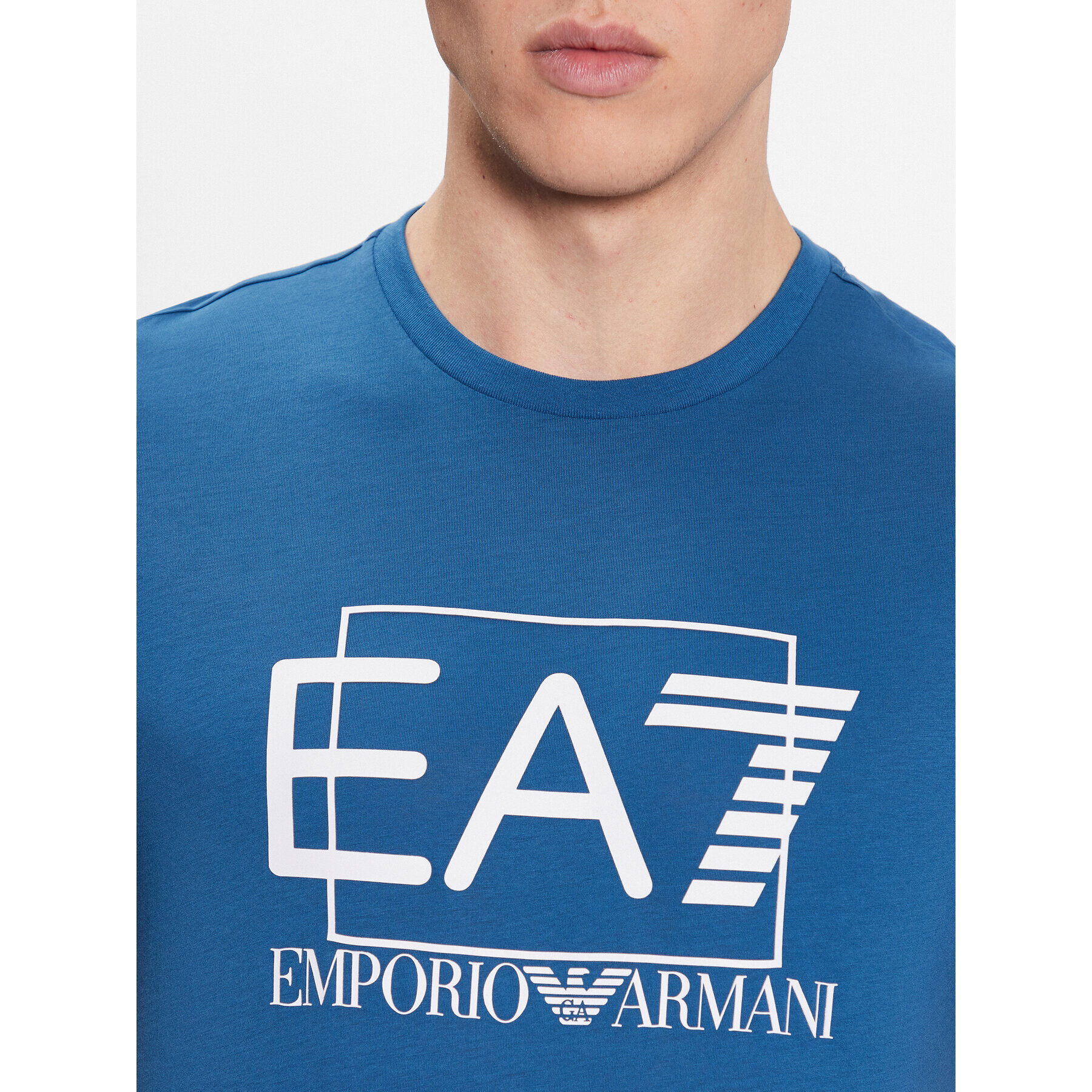 EA7 Emporio Armani Тишърт 3RPT81 PJM9Z 1534 Син Regular Fit - Pepit.bg