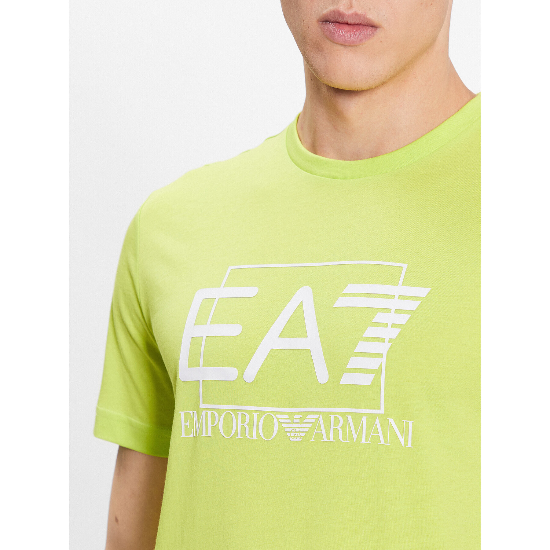 EA7 Emporio Armani Тишърт 3RPT81 PJM9Z 1871 Зелен Regular Fit - Pepit.bg