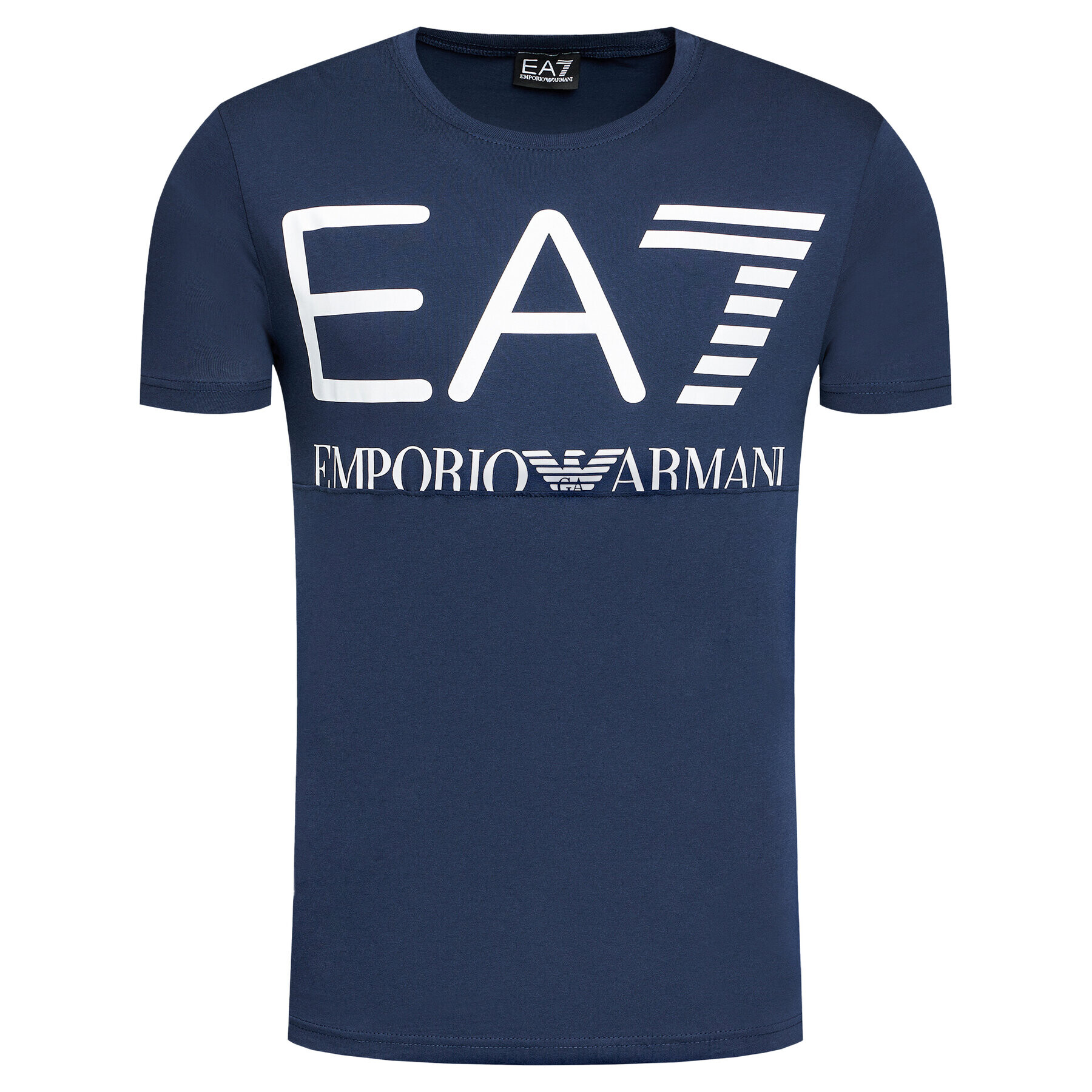 EA7 Emporio Armani Тишърт 6KPT23 PJ6EZ 1554 Тъмносин Regular Fit - Pepit.bg