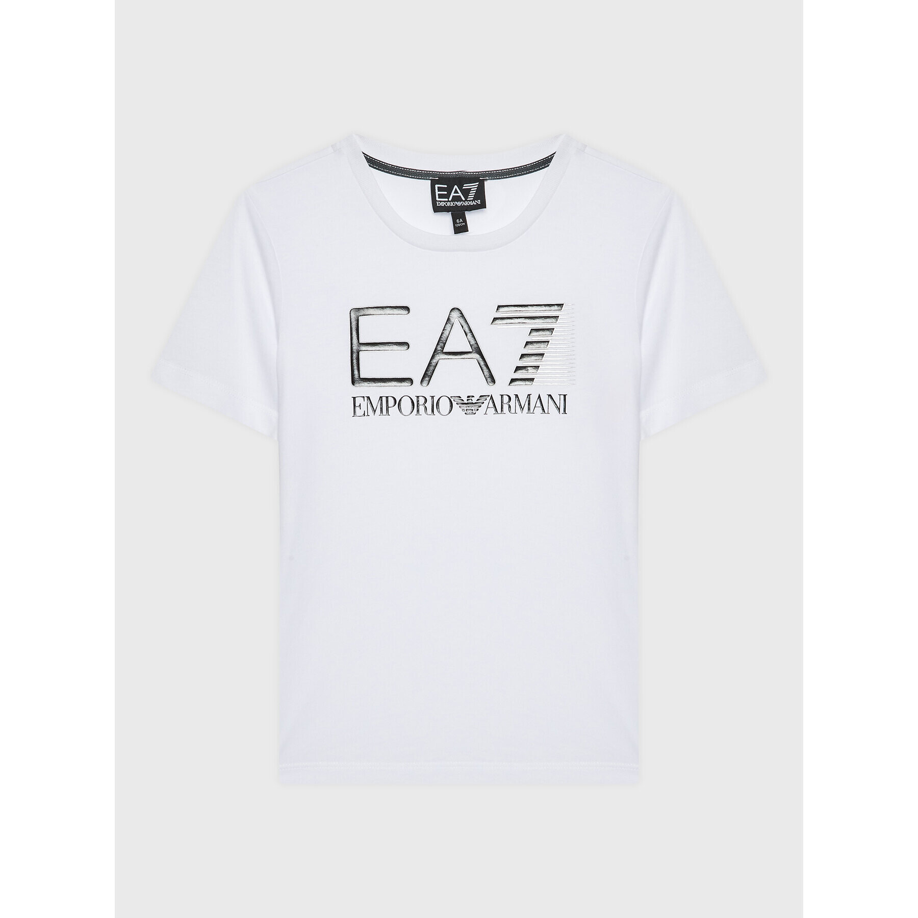 EA7 Emporio Armani Тишърт 6LBT53 BJ02Z 1100 Бял Regular Fit - Pepit.bg