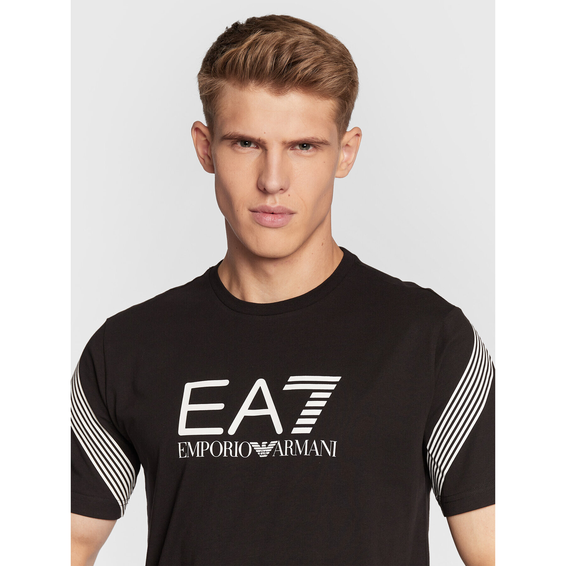 EA7 Emporio Armani Тишърт 6LPT03 PJ3BZ 1200 Черен Regular Fit - Pepit.bg