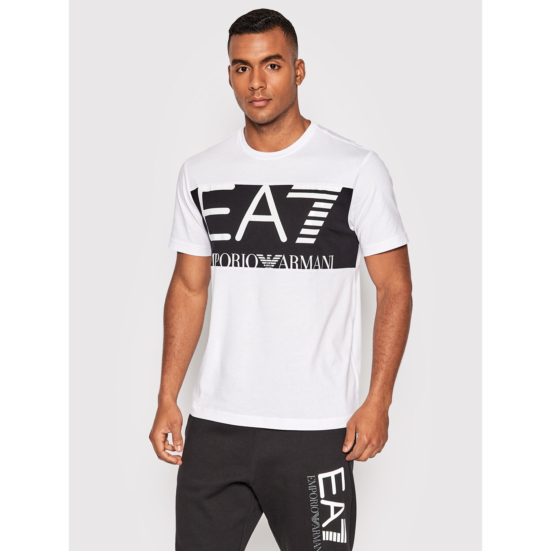 EA7 Emporio Armani Тишърт 6LPT24 PJ7CZ 1100 Бял Regular Fit - Pepit.bg