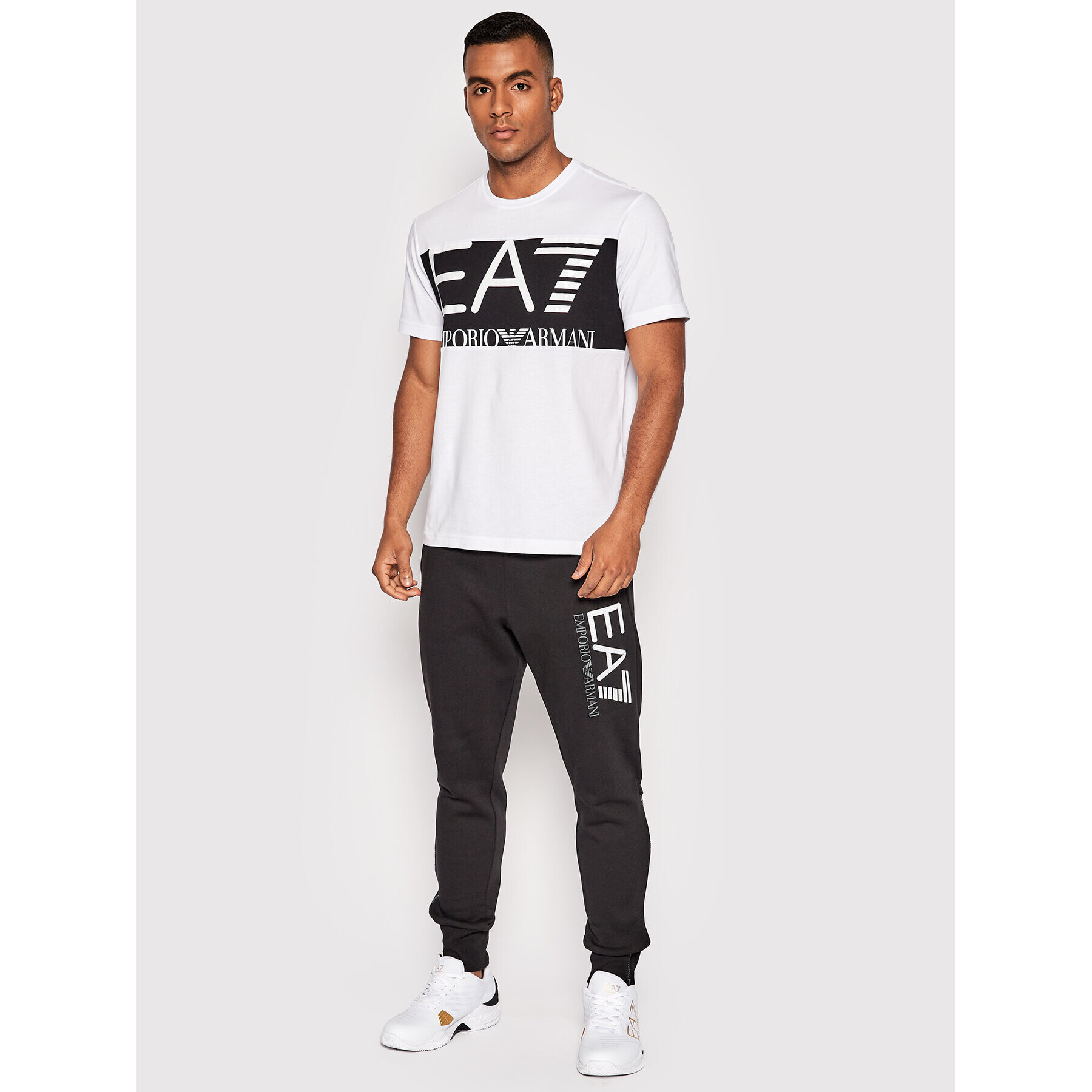 EA7 Emporio Armani Тишърт 6LPT24 PJ7CZ 1100 Бял Regular Fit - Pepit.bg