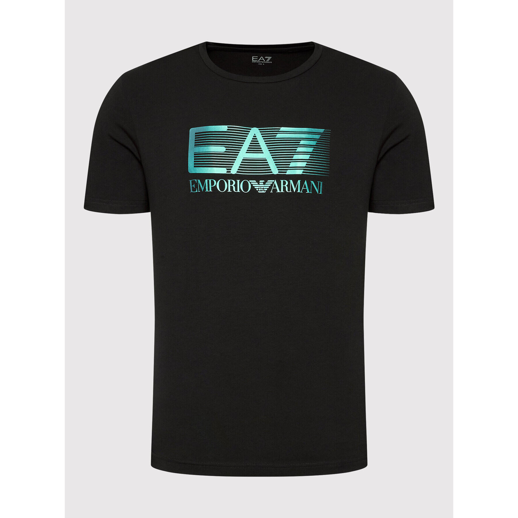 EA7 Emporio Armani Тишърт 6LPT62 PJ03Z 1200 Черен Regular Fit - Pepit.bg