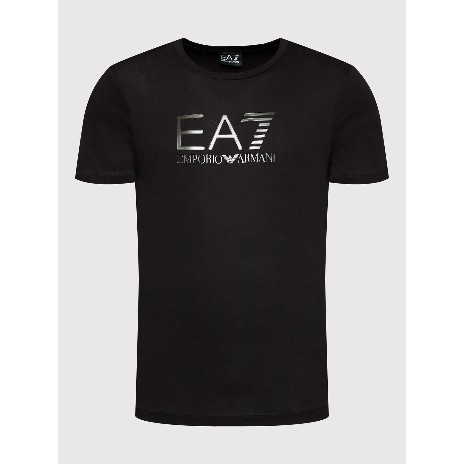 EA7 Emporio Armani Тишърт 6LPT71 PJM9Z 1200 Черен Regular Fit - Pepit.bg