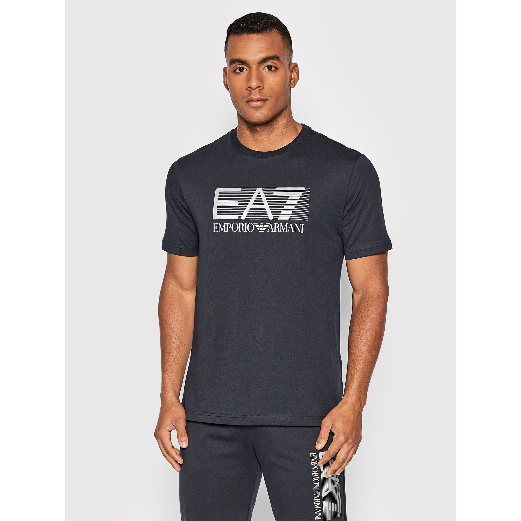 EA7 Emporio Armani Тишърт 6LPT81 PJM9Z 0578 Тъмносин Regular Fit - Pepit.bg