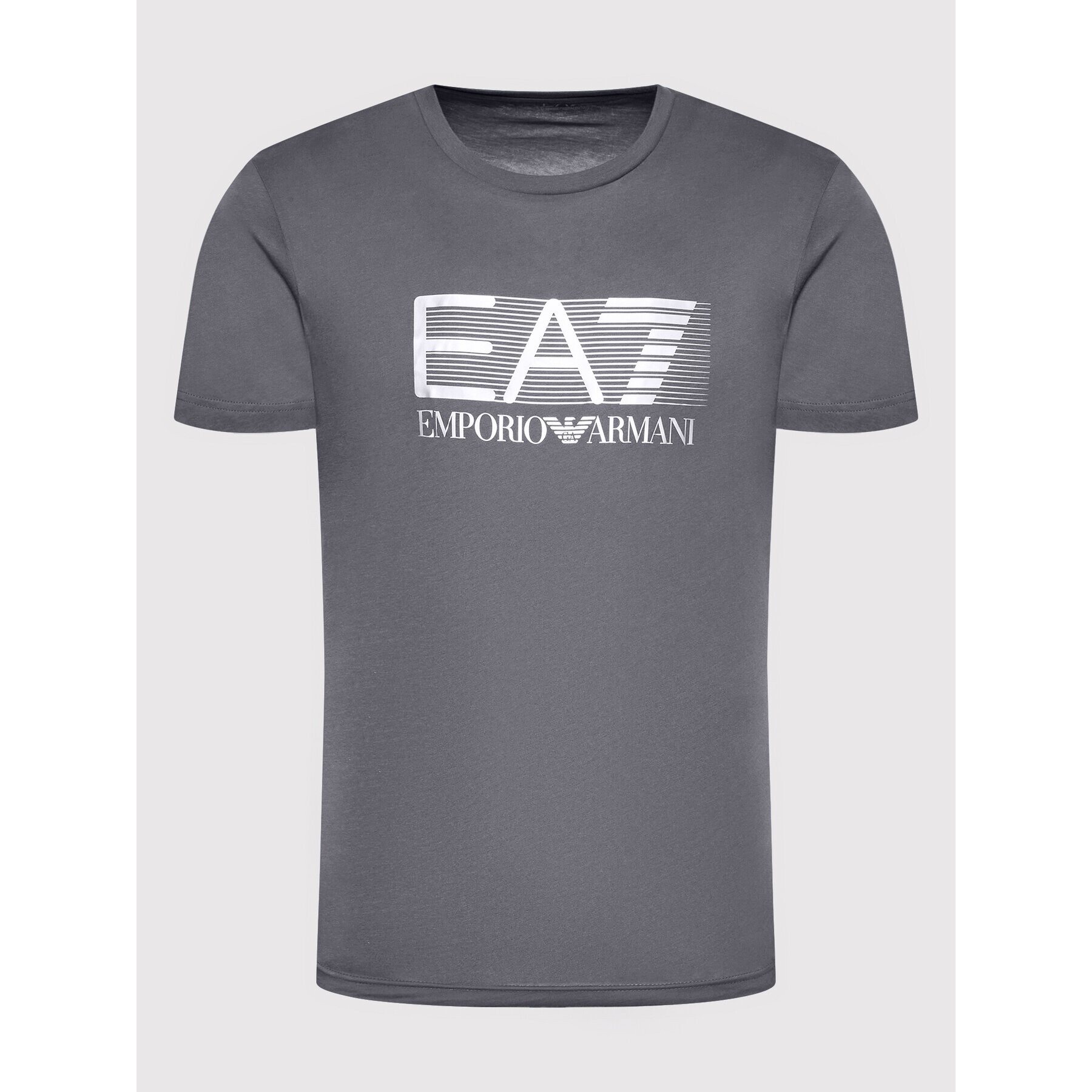 EA7 Emporio Armani Тишърт 6LPT81 PJM9Z 0977 Сив Regular Fit - Pepit.bg