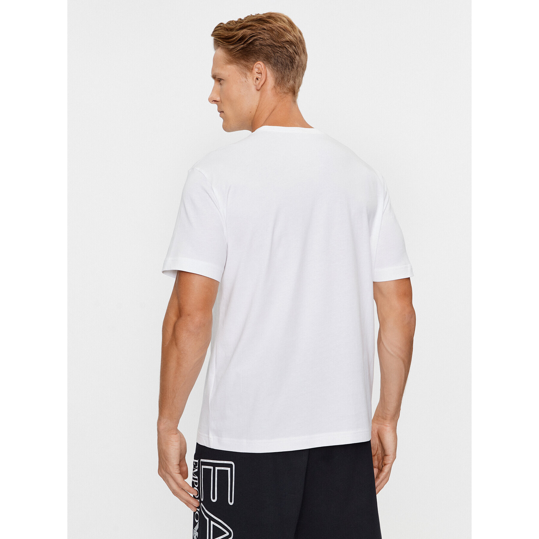 EA7 Emporio Armani Тишърт 6RPT03 PJFFZ 1100 Бял Regular Fit - Pepit.bg
