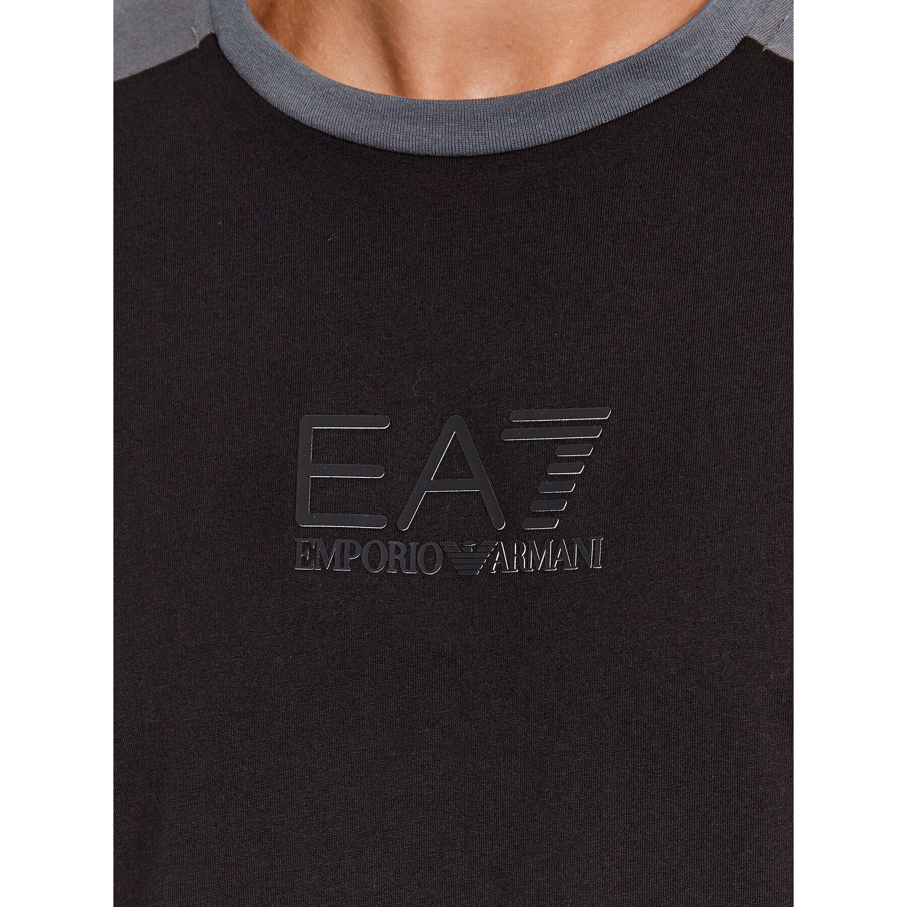 EA7 Emporio Armani Тишърт 6RPT15 PJ02Z 1200 Черен Regular Fit - Pepit.bg