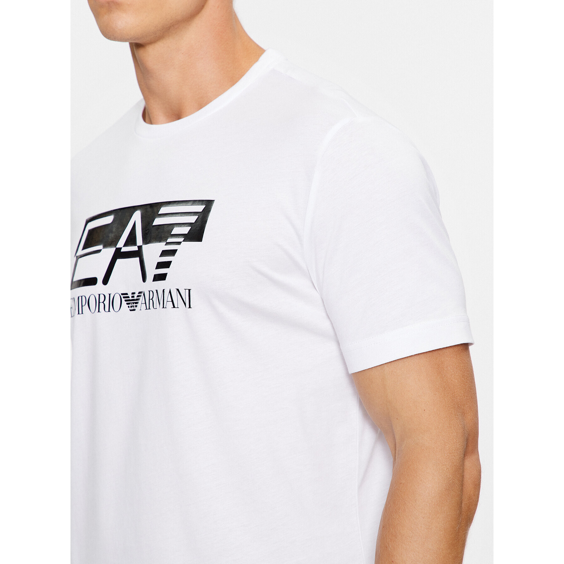 EA7 Emporio Armani Тишърт 6RPT81 PJM9Z 0100 Бял Regular Fit - Pepit.bg