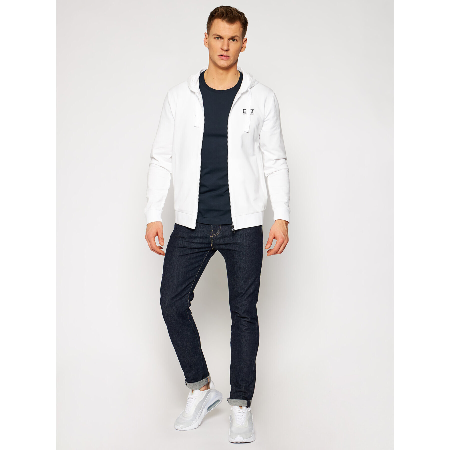 EA7 Emporio Armani Тишърт 8NPT51 PJM9Z 1578 Тъмносин Regular Fit - Pepit.bg