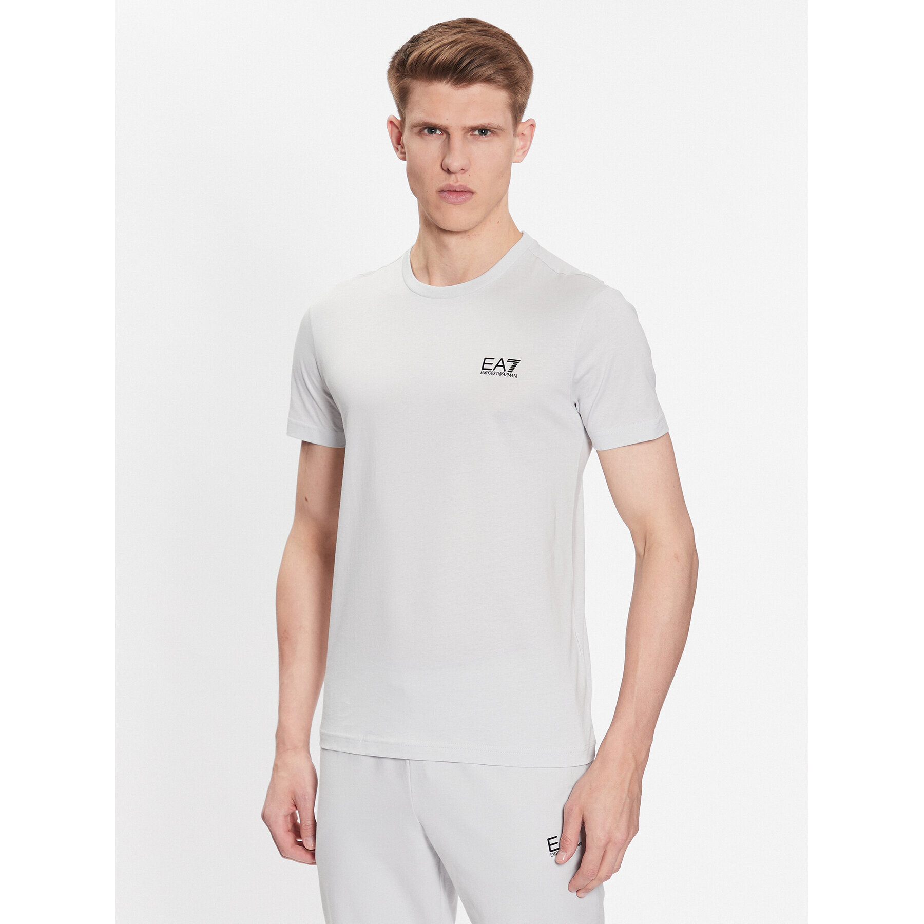 EA7 Emporio Armani Тишърт 8NPT51 PJM9Z 1941 Сив Regular Fit - Pepit.bg