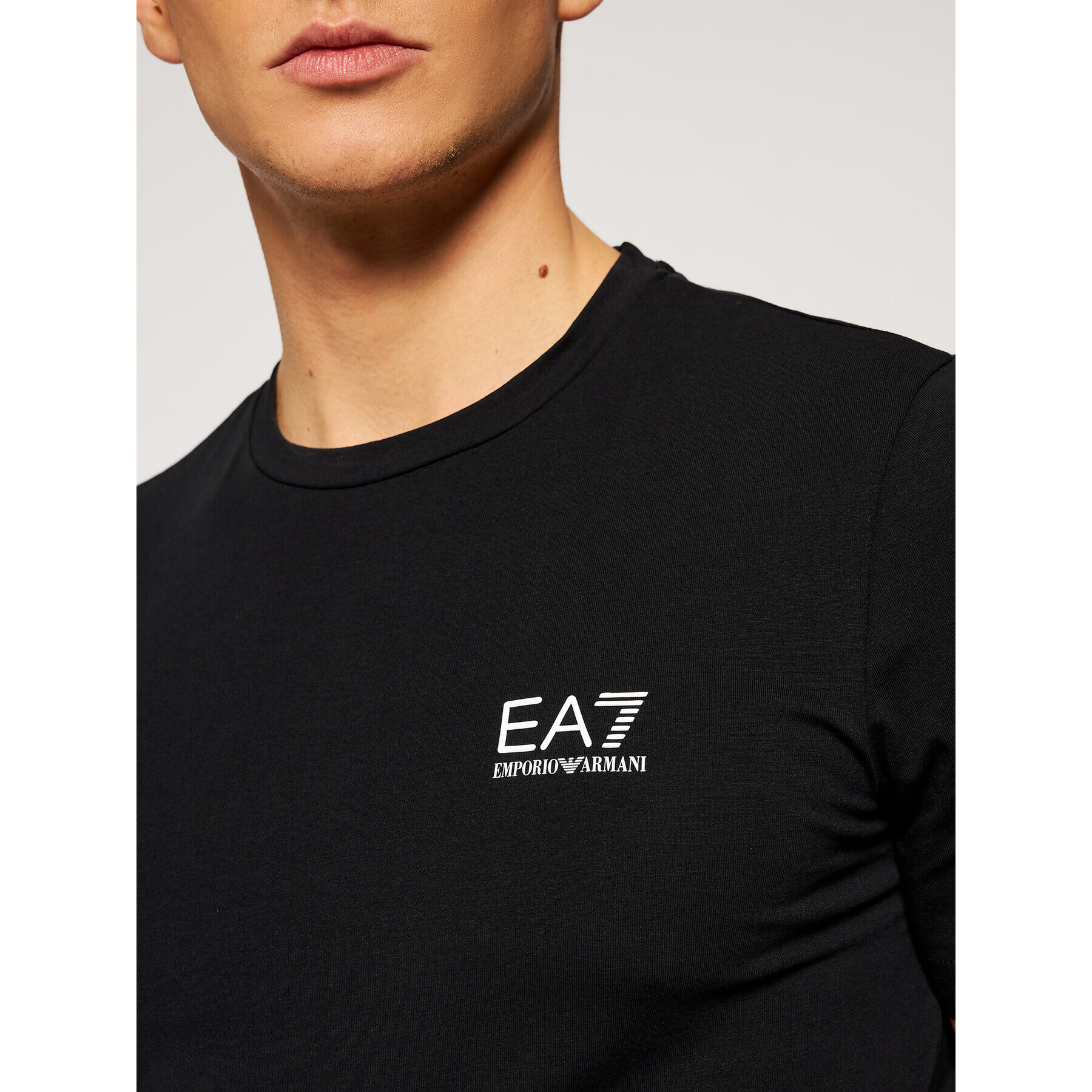 EA7 Emporio Armani Тишърт 8NPT52 PJM5Z 1200 Черен Regular Fit - Pepit.bg