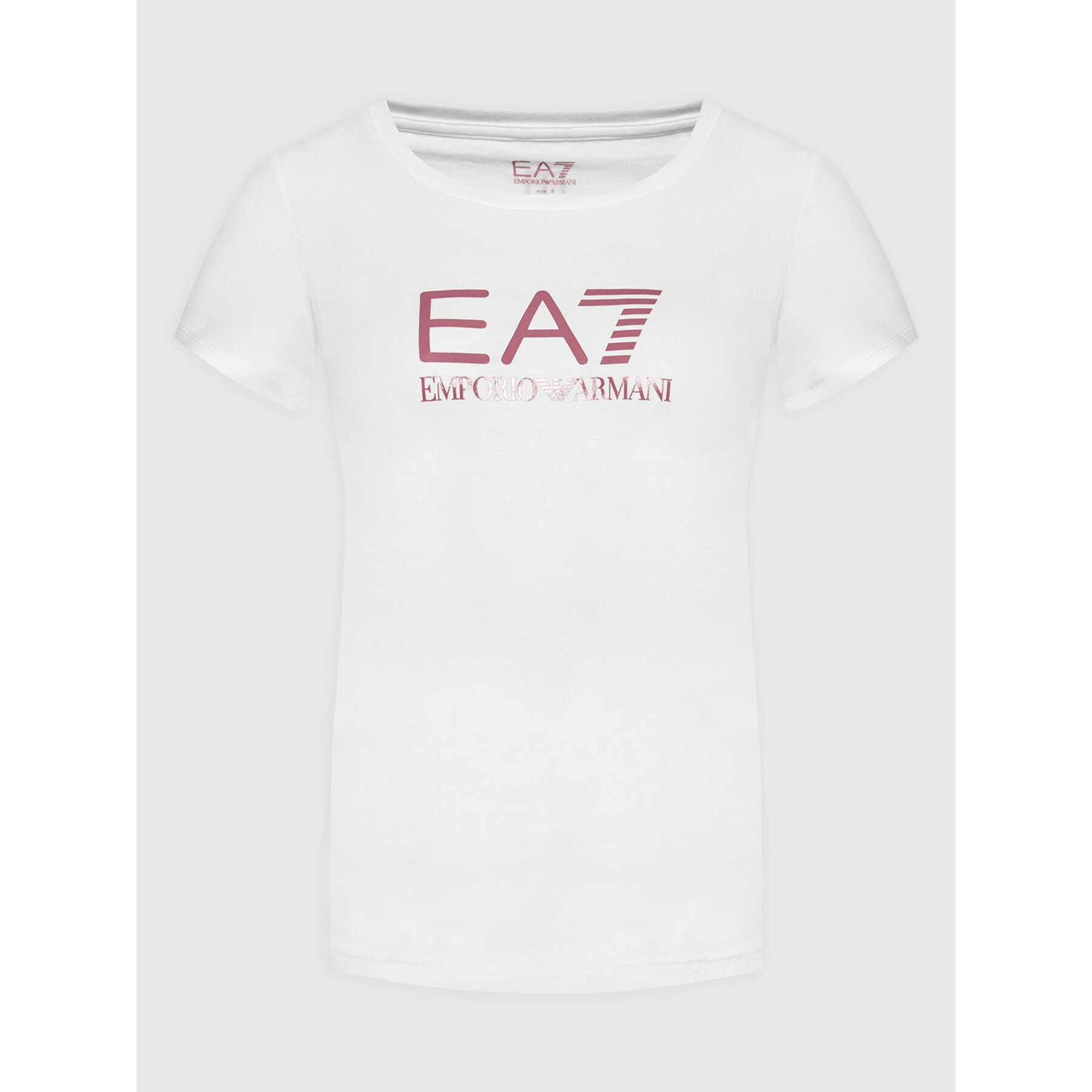 EA7 Emporio Armani Тишърт 8NTT63 TJ12Z 0190 Бял Regular Fit - Pepit.bg