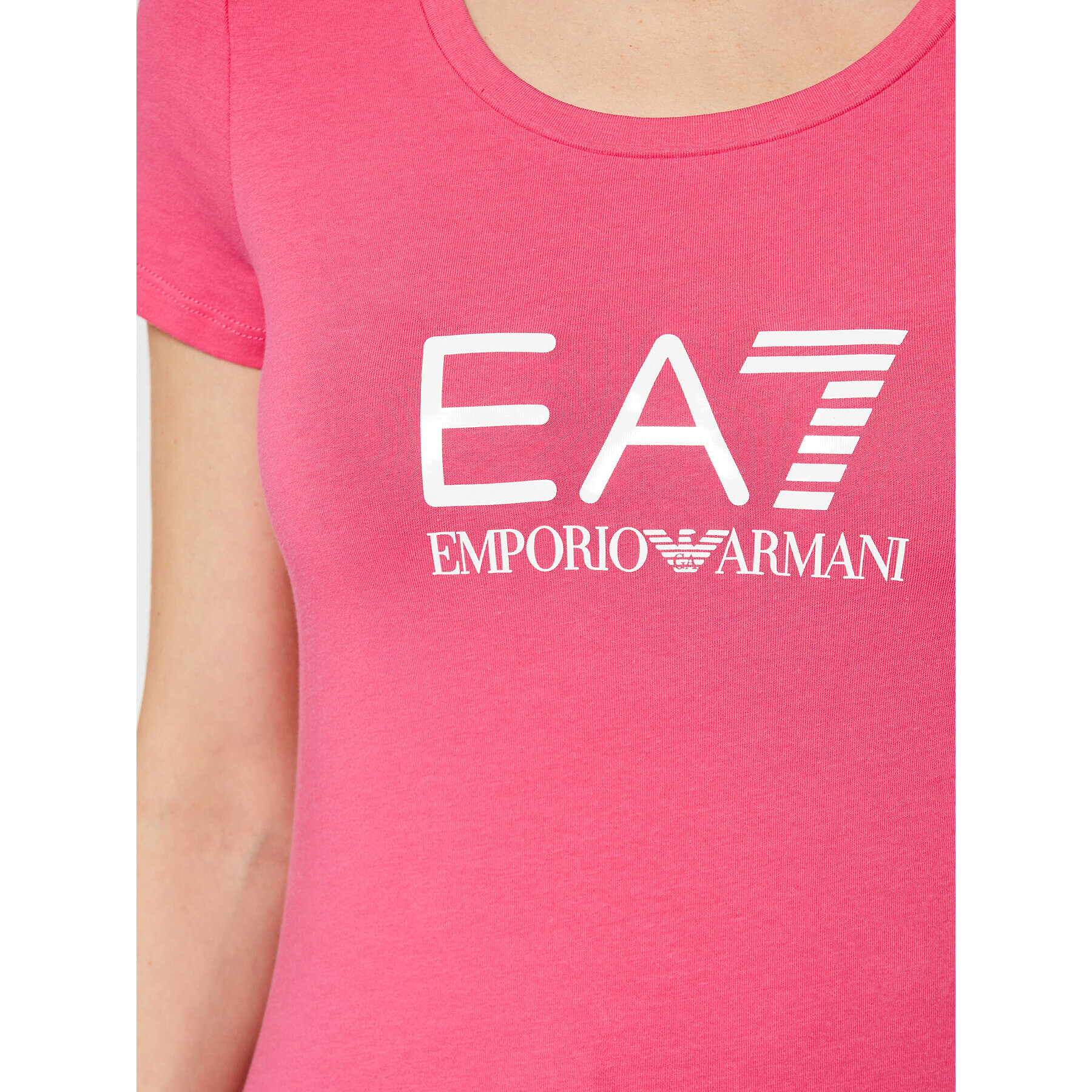 EA7 Emporio Armani Тишърт 8NTT63 TJ12Z 1405 Розов Slim Fit - Pepit.bg