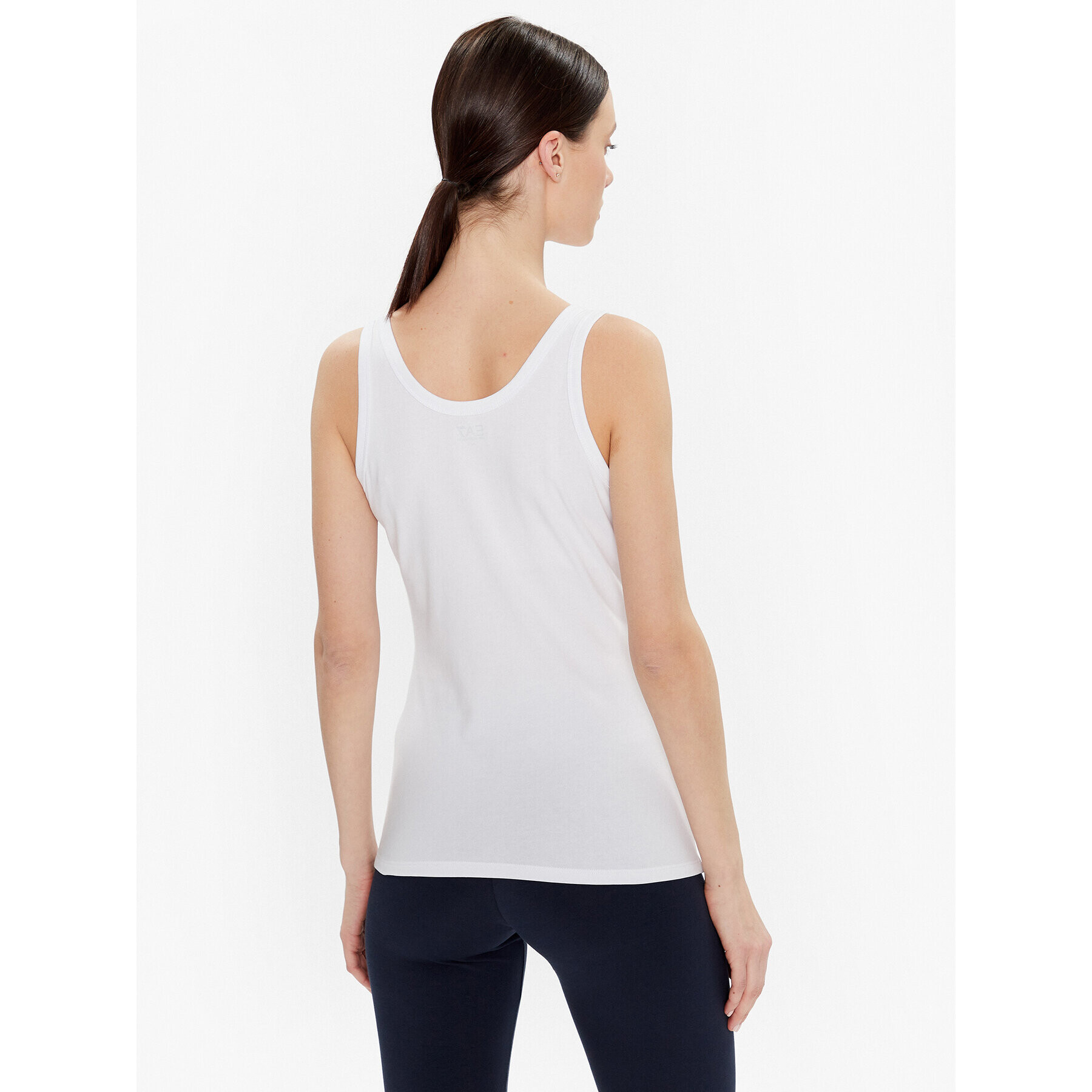 EA7 Emporio Armani топ 3RTH04 TJFKZ 0102 Бял Regular Fit - Pepit.bg