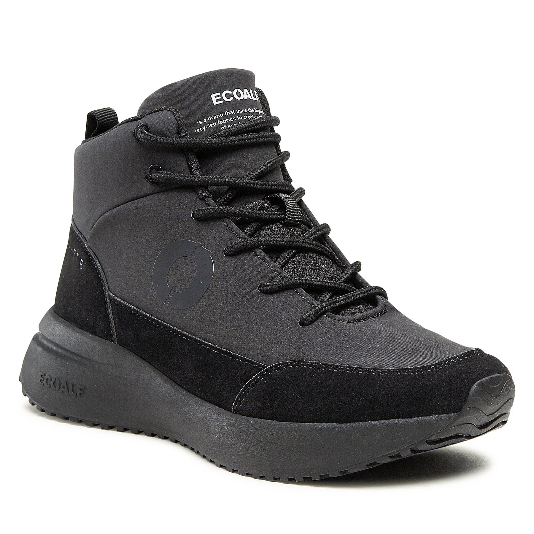 Ecoalf Боти Sagraalf Mid Boots SHMBSAGRA0483WW22 Черен - Pepit.bg
